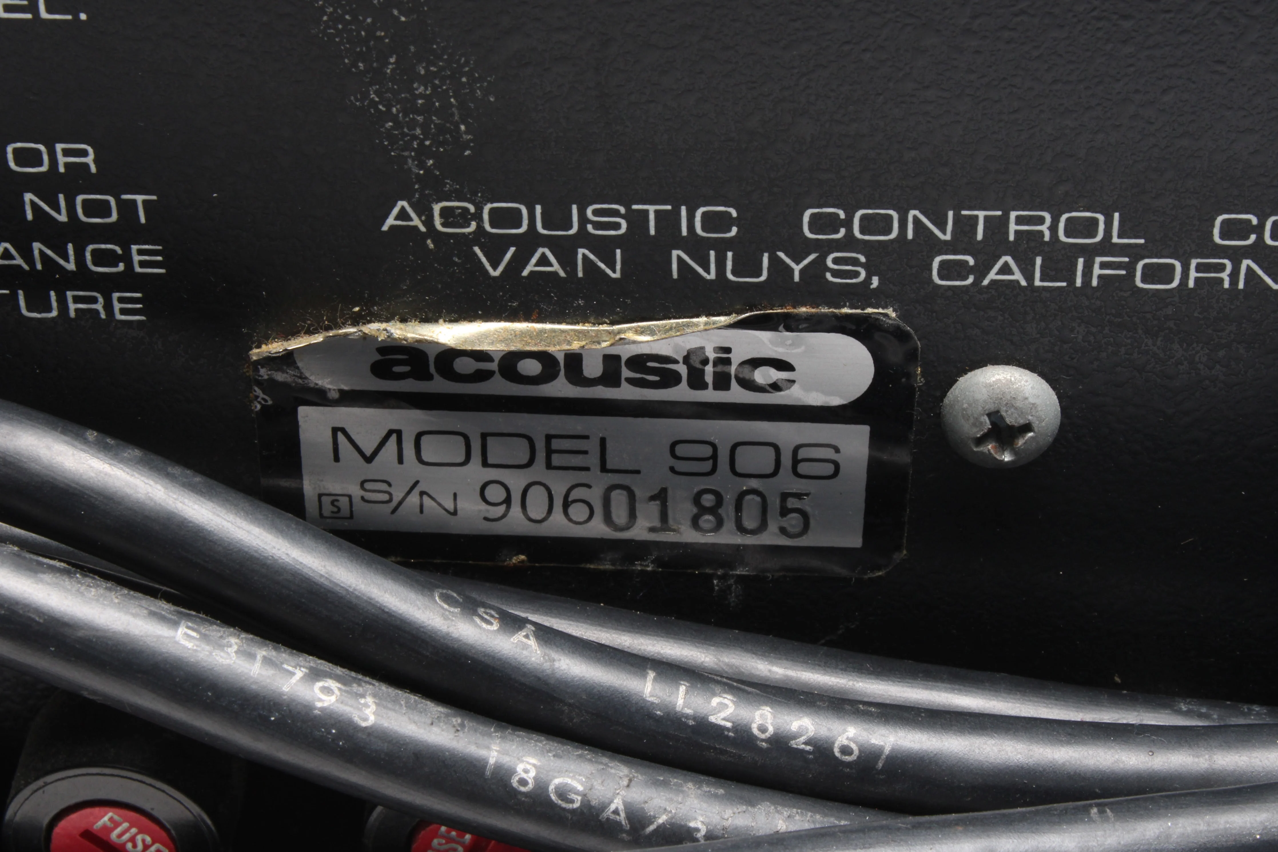 Acoustic Model 906 6-Channel Powered Mixer - Image 6