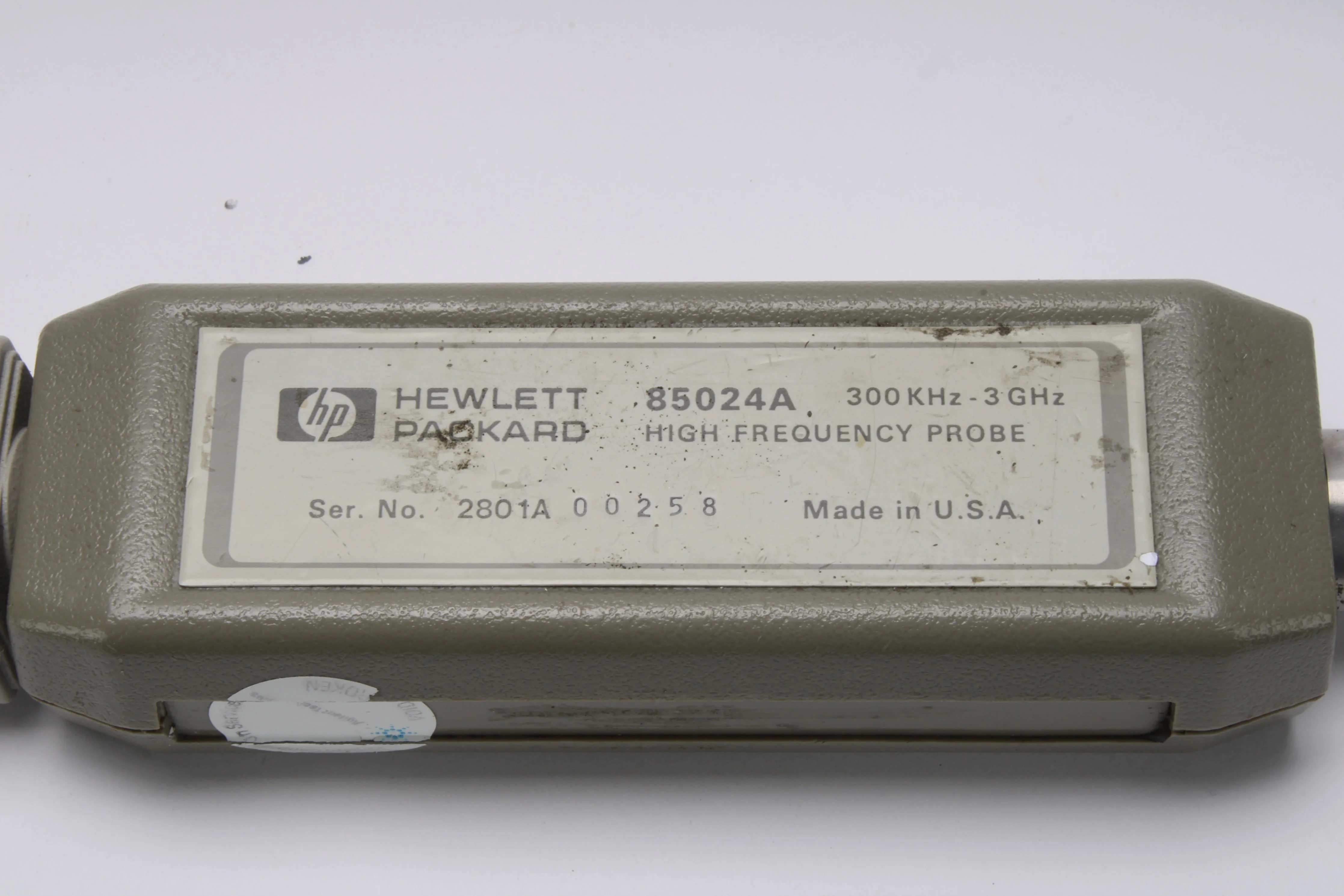 Agilent 85024A 300Khz-3Ghz High Frequency Probe With Spectrum Analyzers - AS IS - Image 2