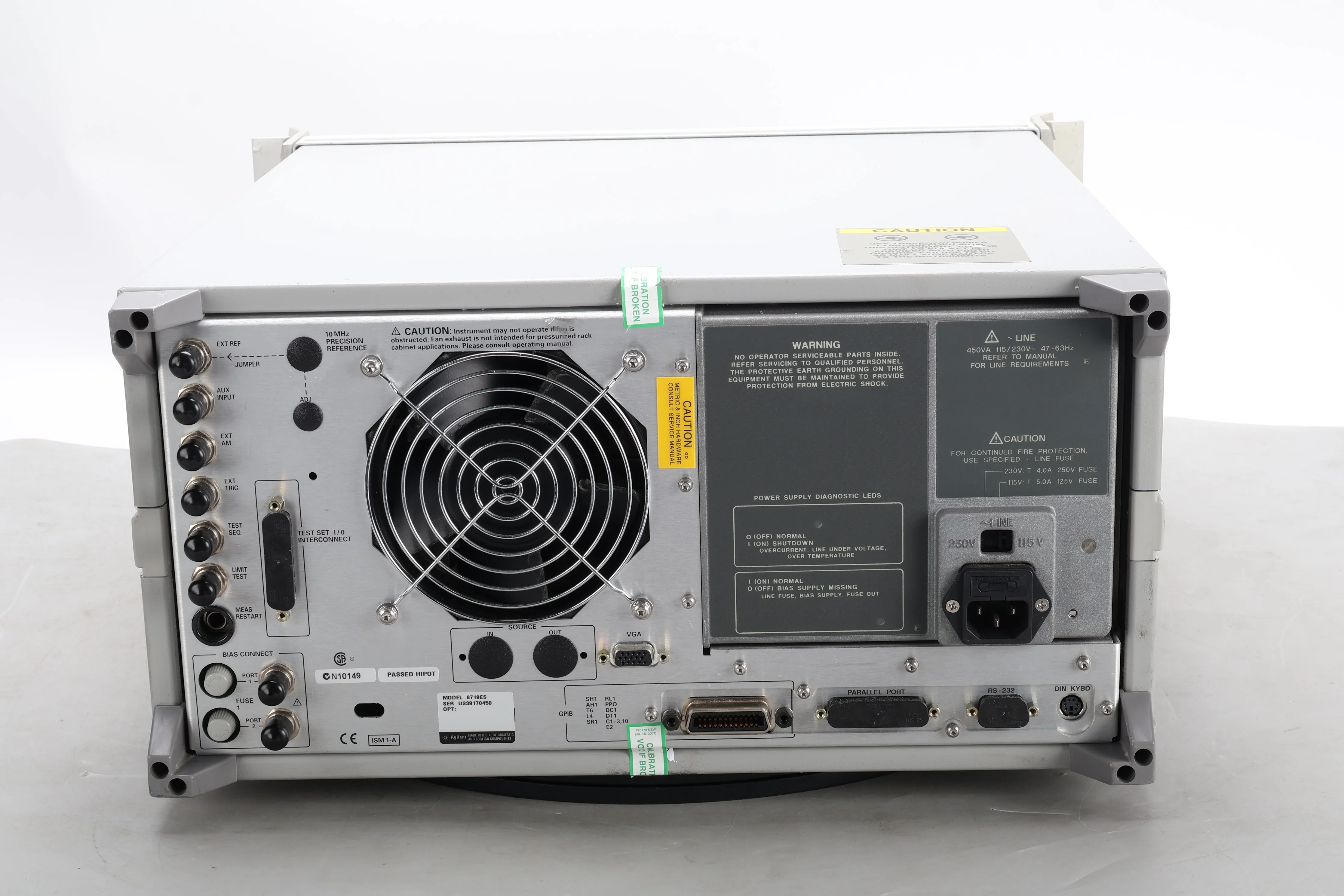 Agilent 8719ES S-Parameter Network Analyzer 50MHz - 13.5GHZ - No Options - Image 3