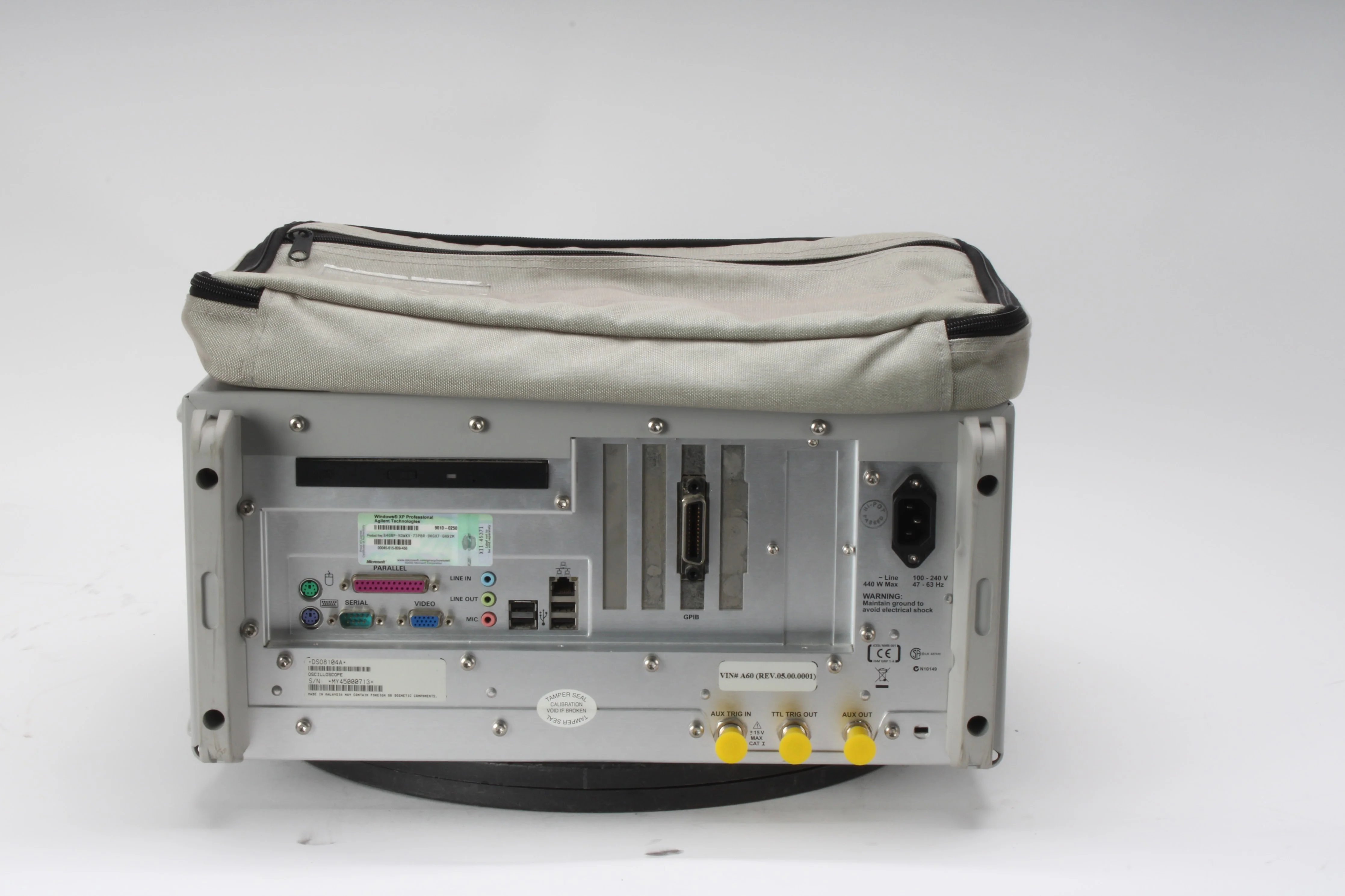 Agilent DSO8104A 1 GHz, 4-Channels Infiniium Oscilloscope With Accessory Bag - Image 3
