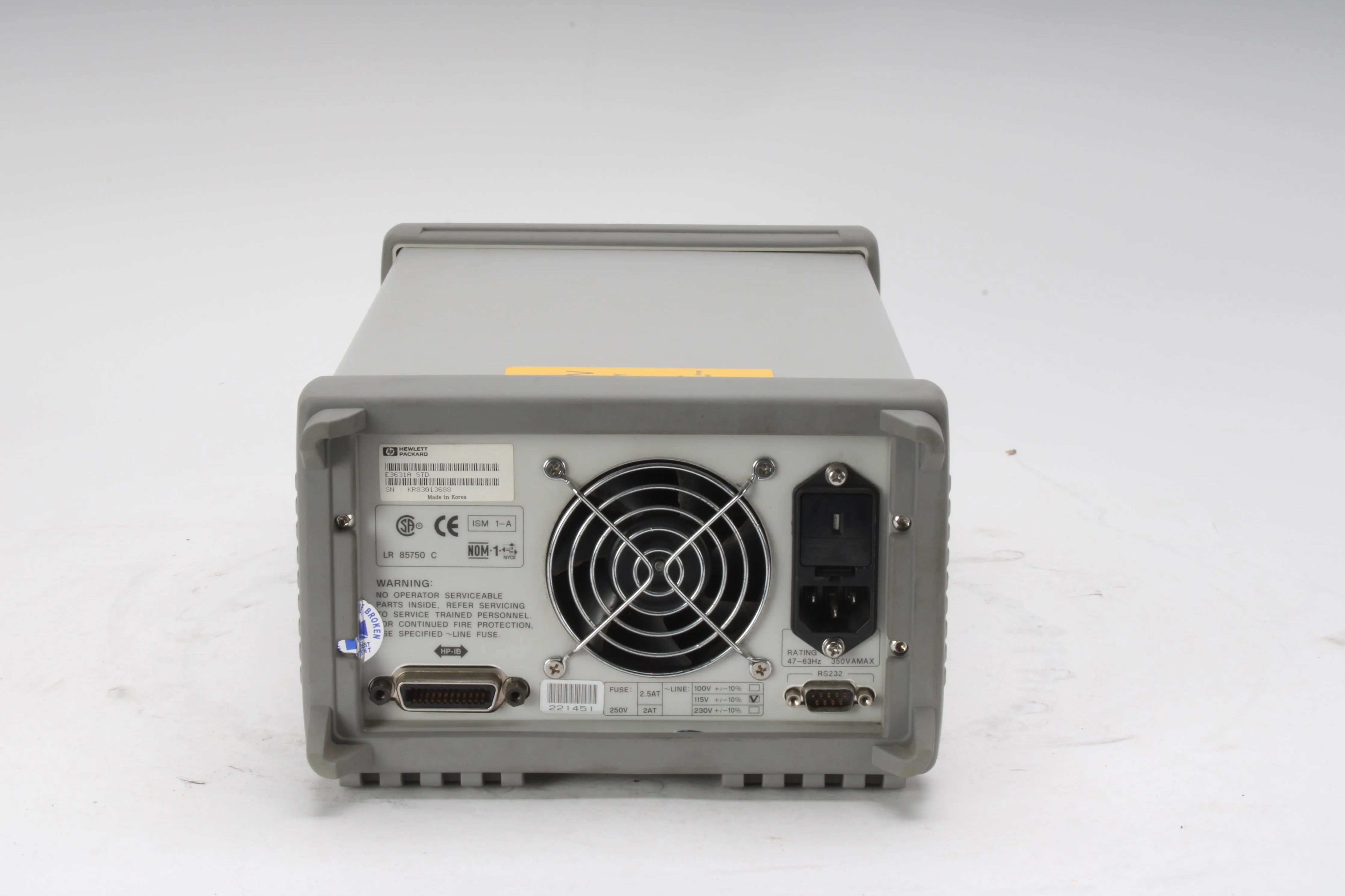 Agilent E3631A Triple Output DC Power Supply With Bumpers - Image 3