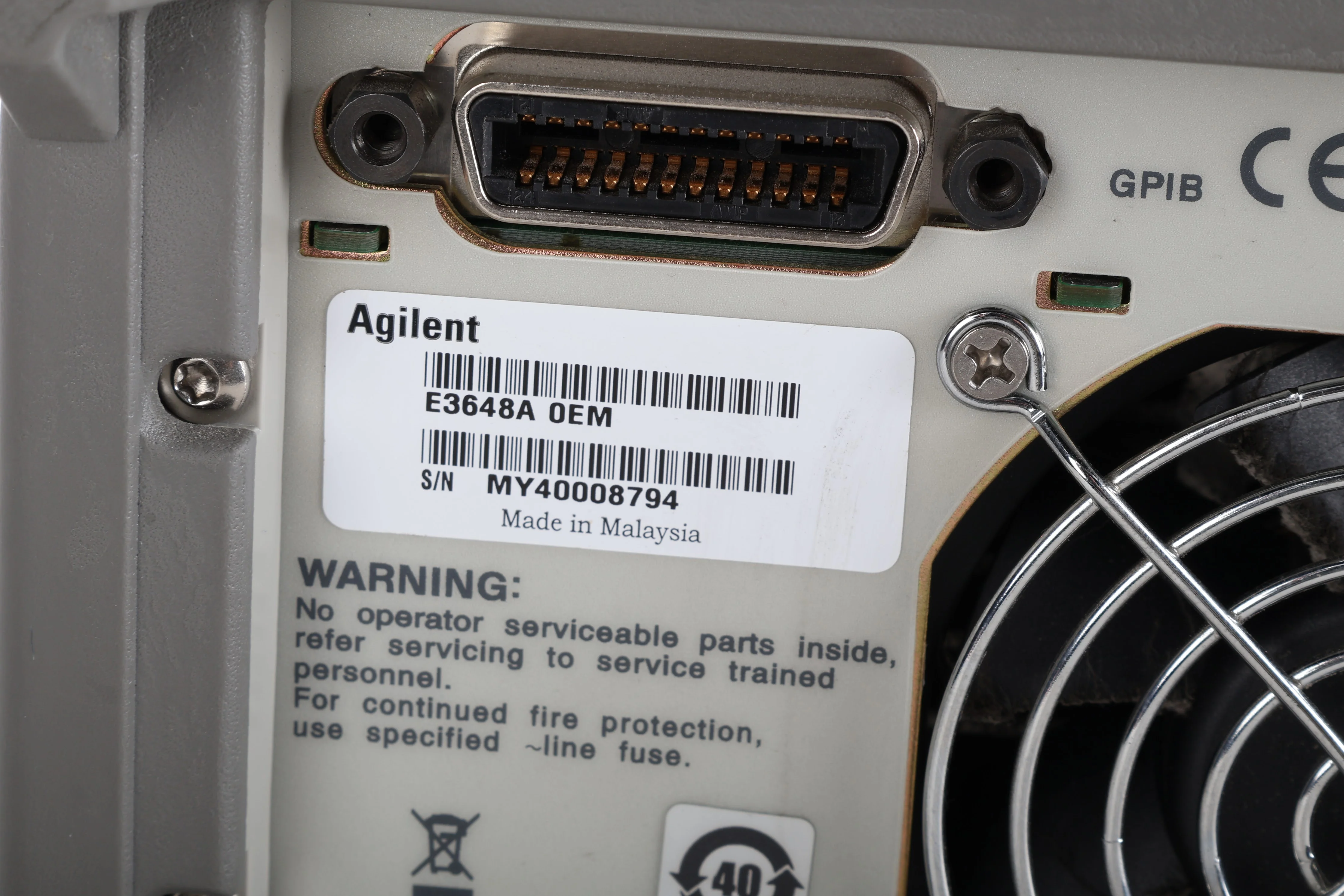 Agilent E3648A Dual Output DC Power Supply 0-8V, 5A / 0-20V, 2.5A - Image 4