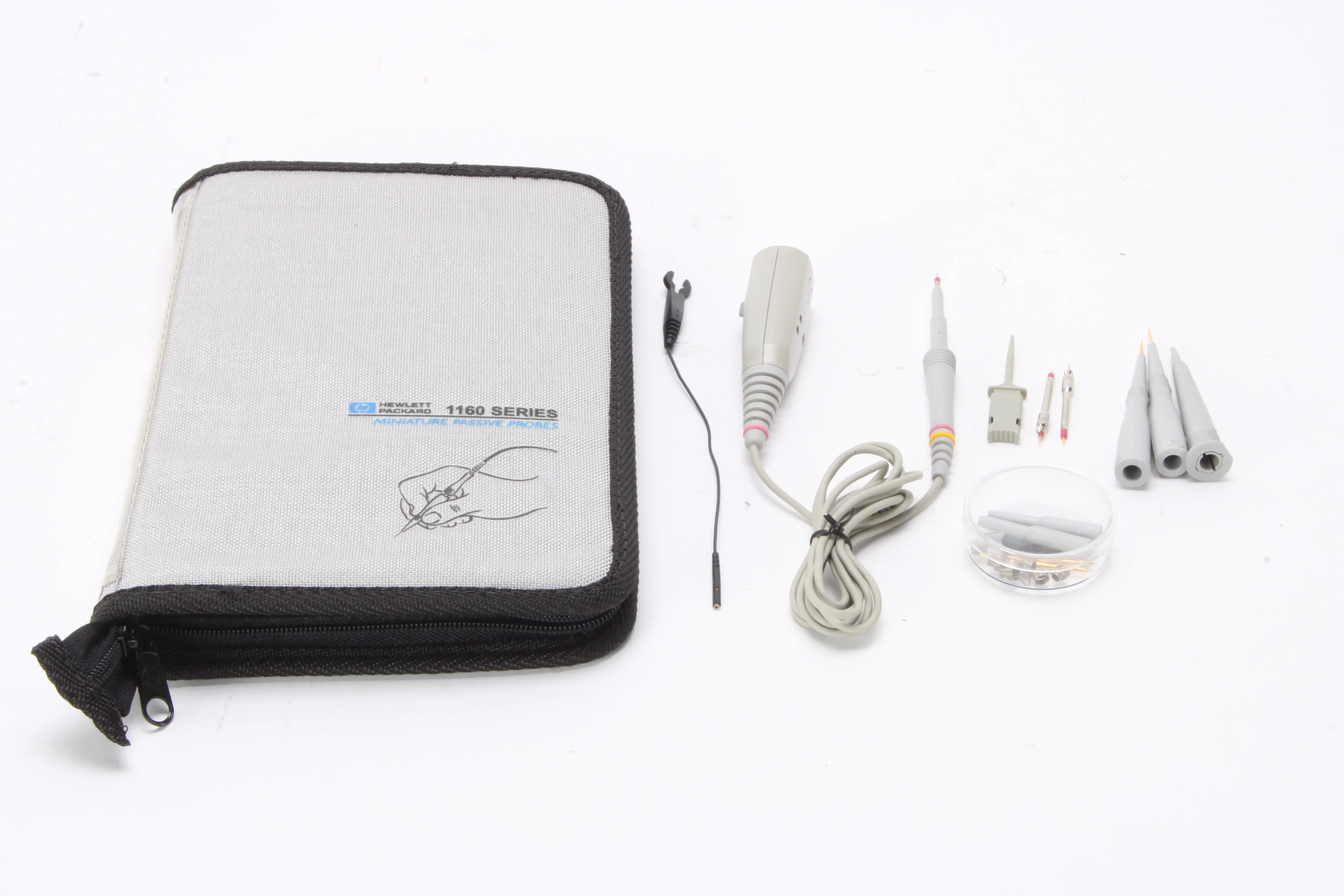 Agilent HP 1160A 10:1 Miniature Passive Probe With Carrying Case, and Probe Tip