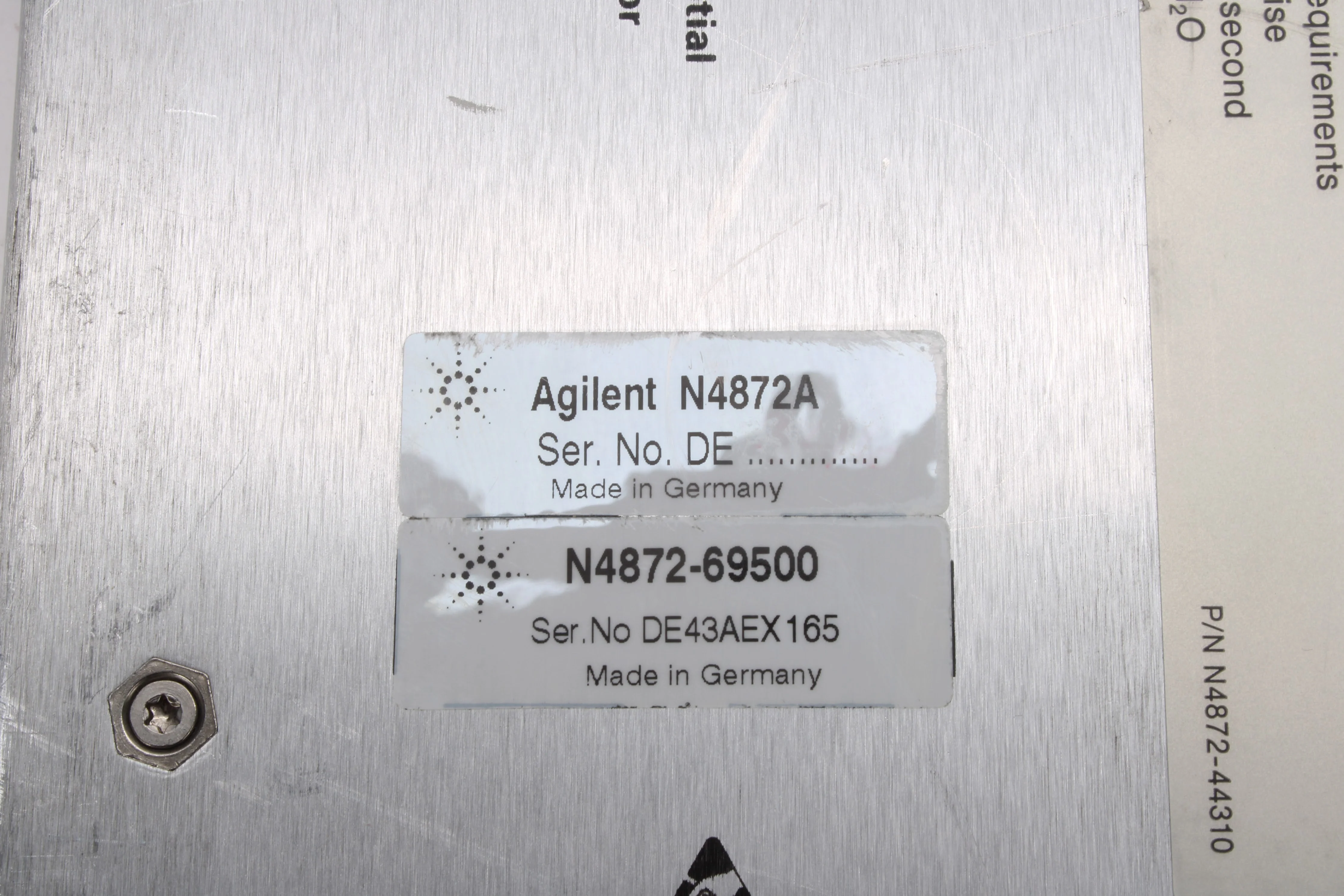 Agilent N4872A / N4874A 13.5Gb/s/7Gb/s Data Generator Module - Image 4