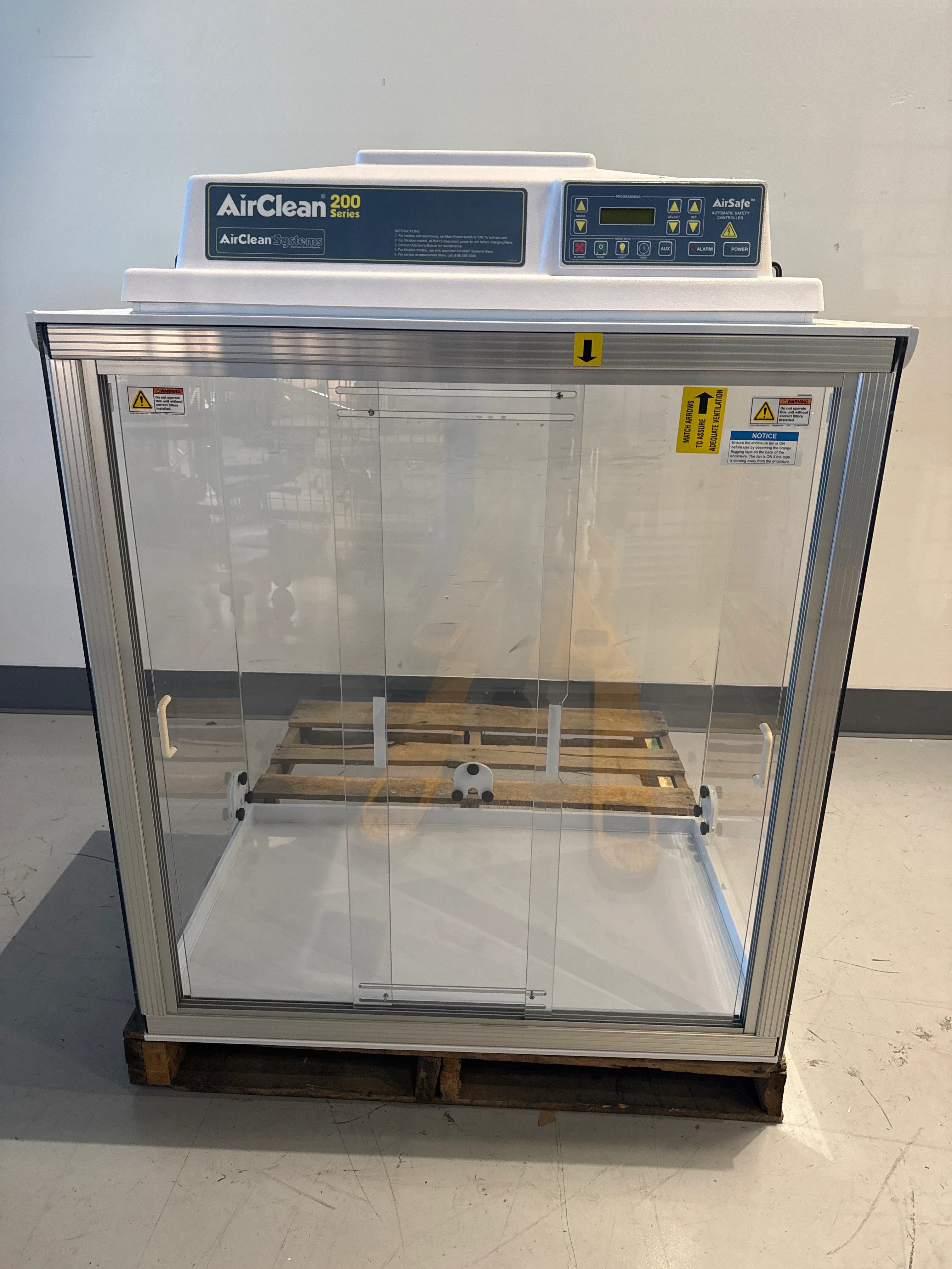 AirClean Systems AC23824A Rotary Evaporator Enclosure Ductless Fume Hood AC 200