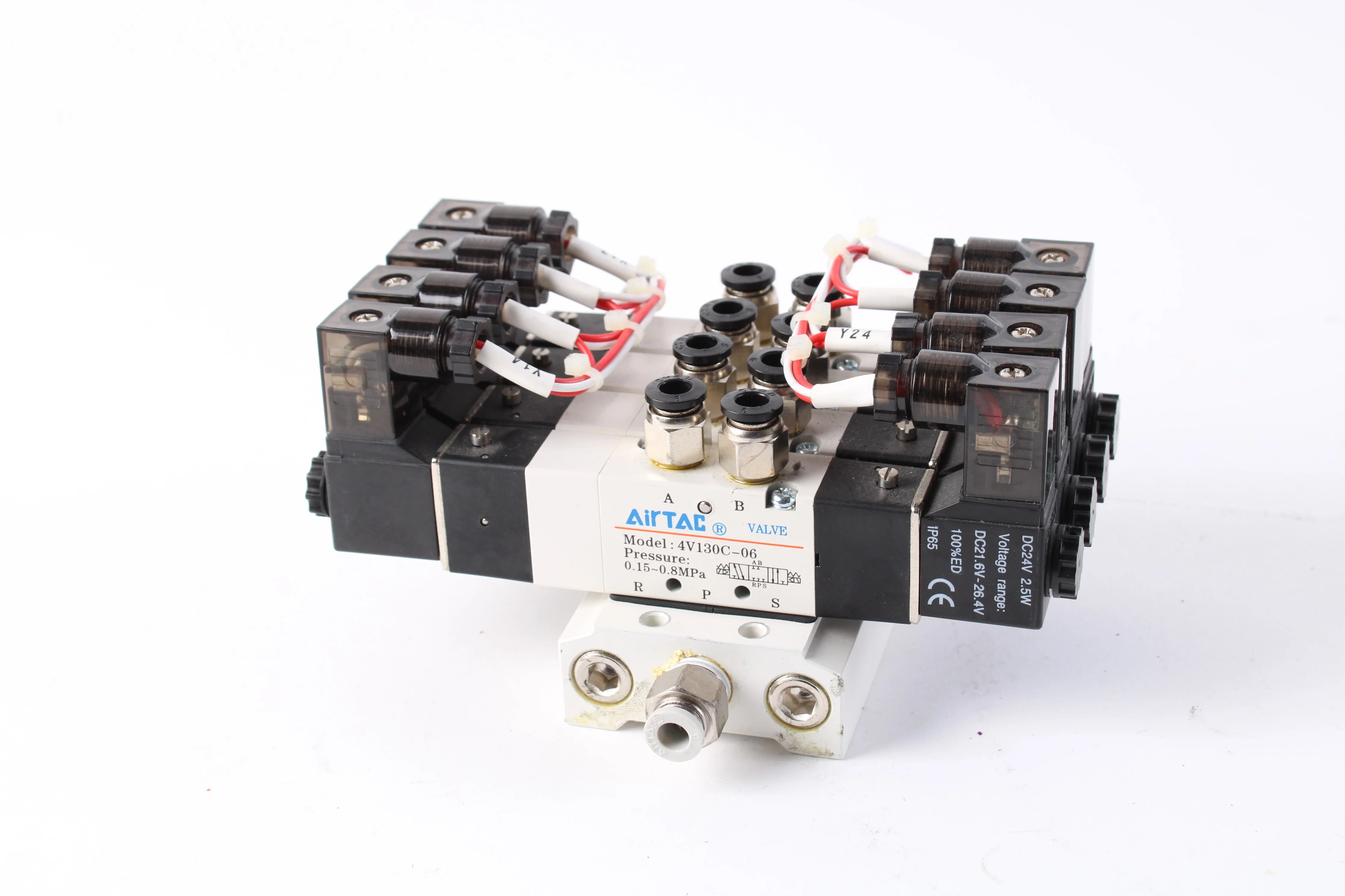 Airtac 4x: 4V130C-06 Solenoid Air Valve With Manifold - Image 3
