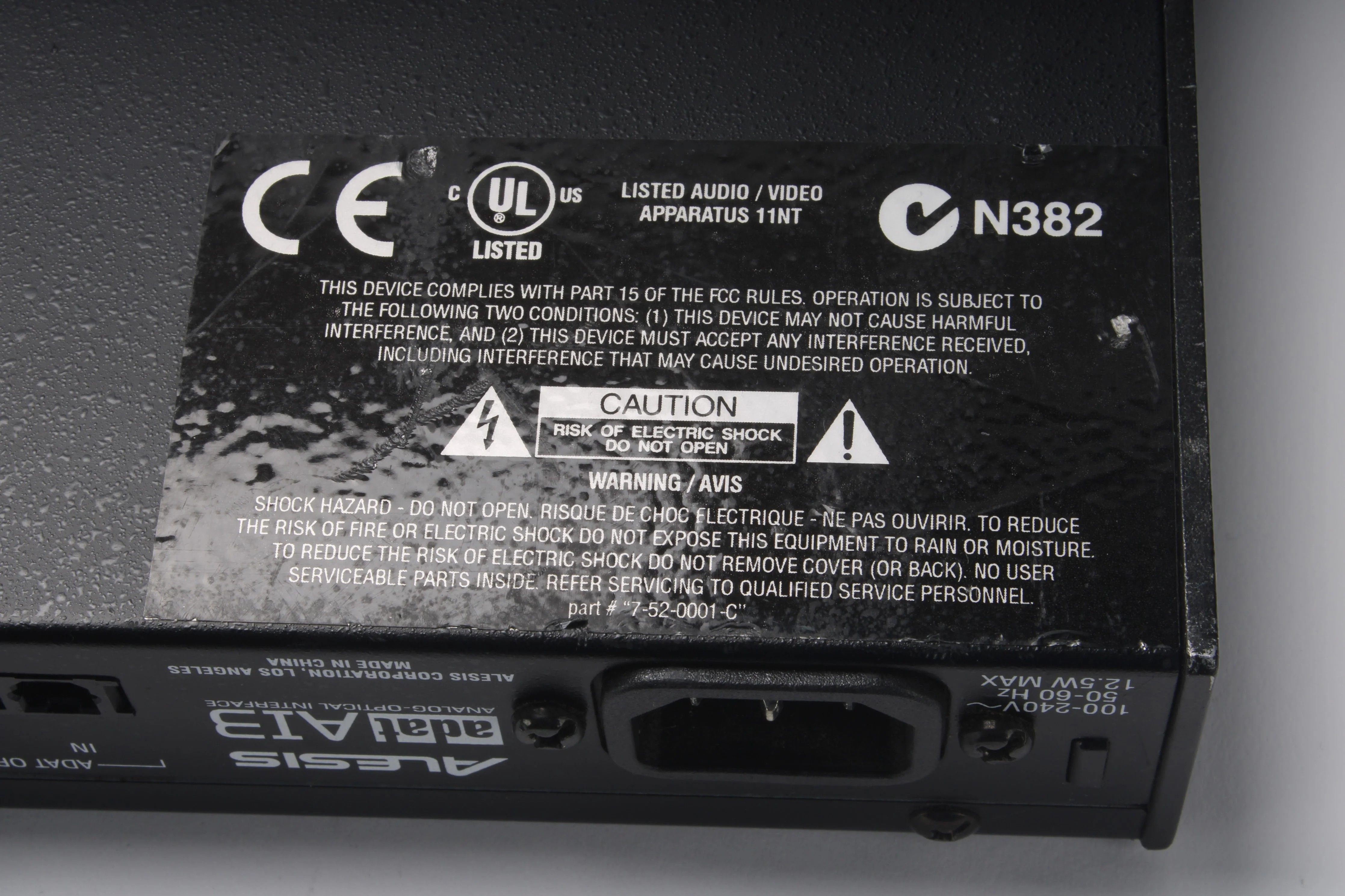 Alesis Adat AI3 Analog Optical Interface - AS IS - Image 7