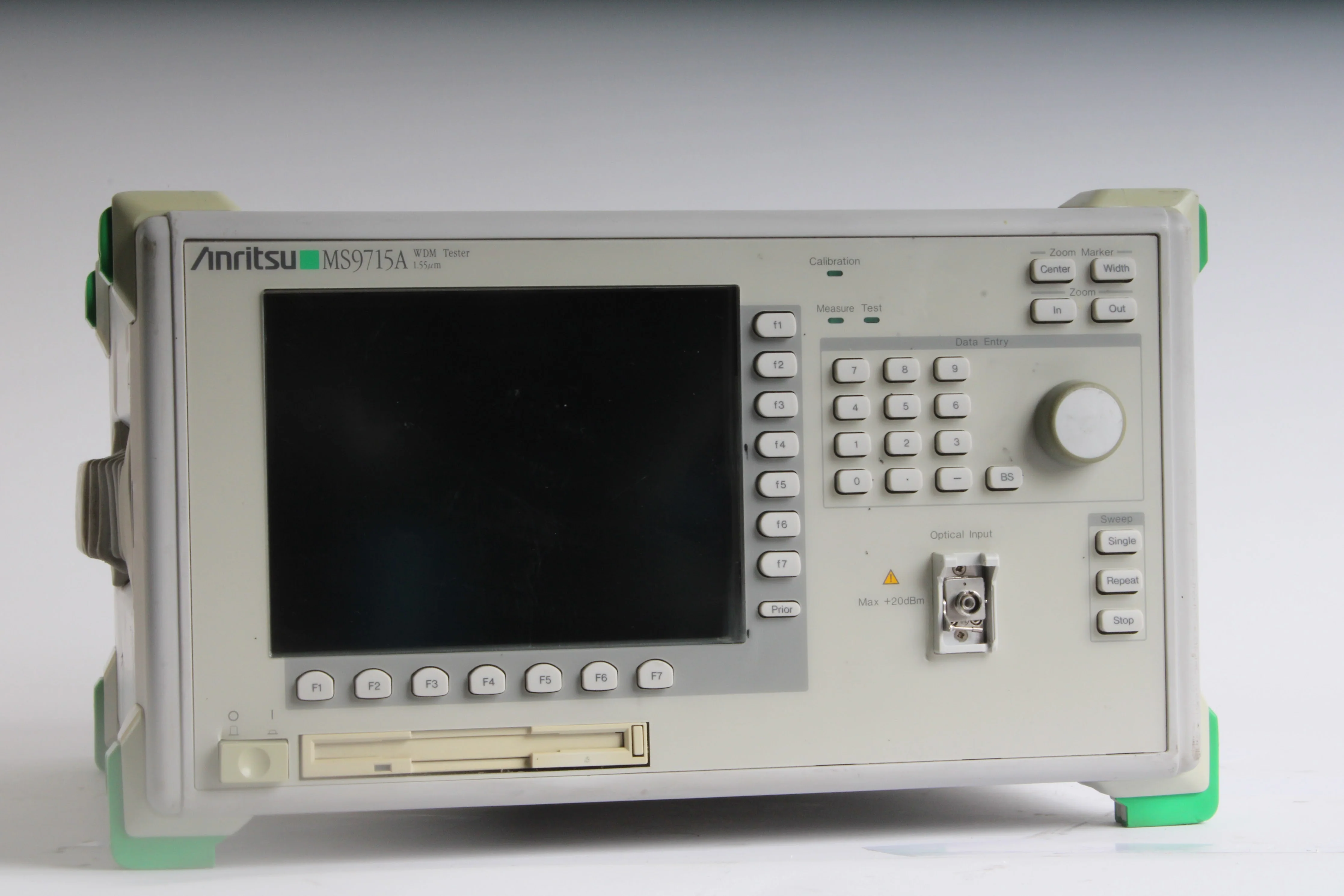 Anritsu MS9715A 1.55um WDM Tester - Missing Optical Input Door Damaged Connector