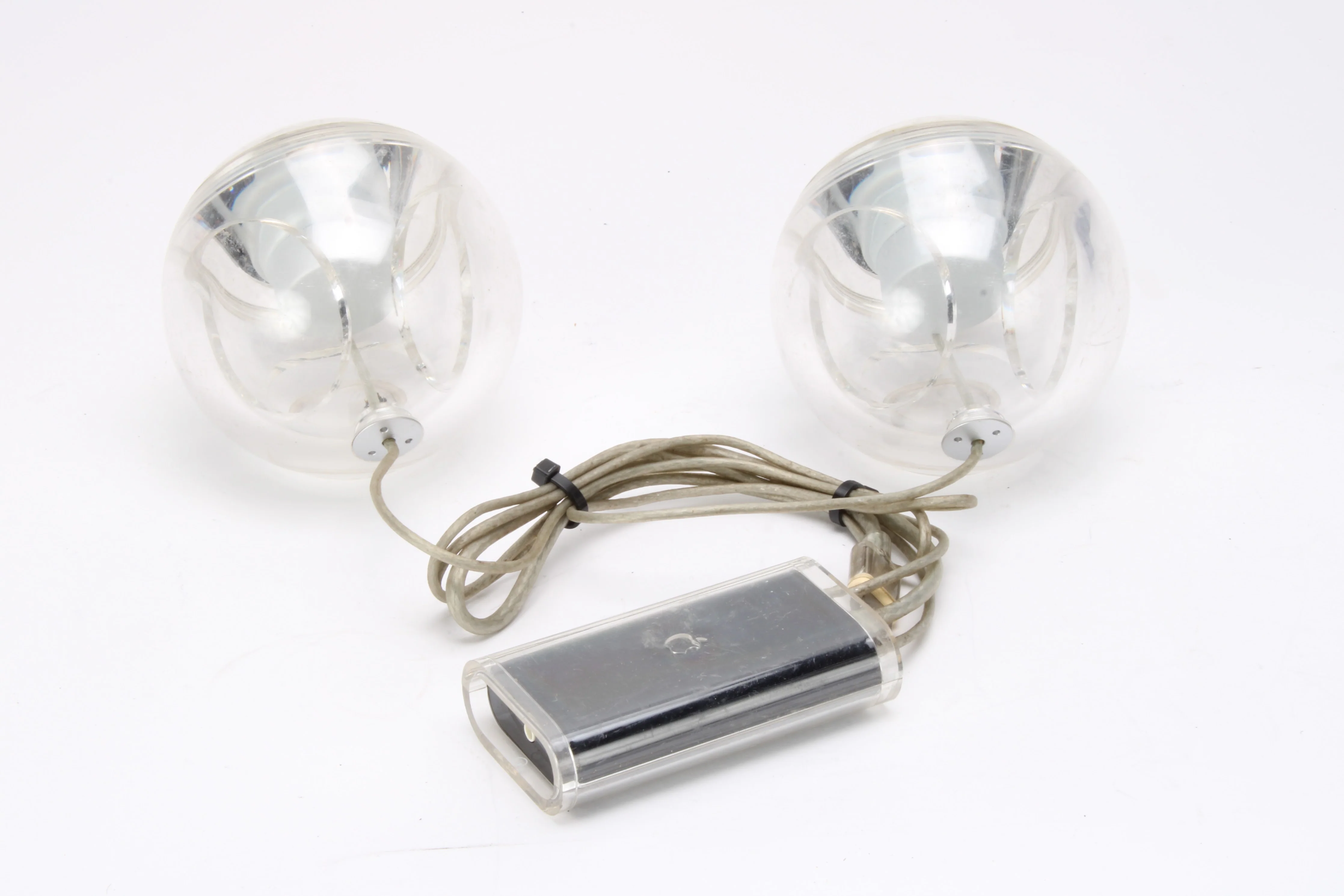 Apple M7963 Clear Spherical Speakers - AS IS For Parts - Image 4