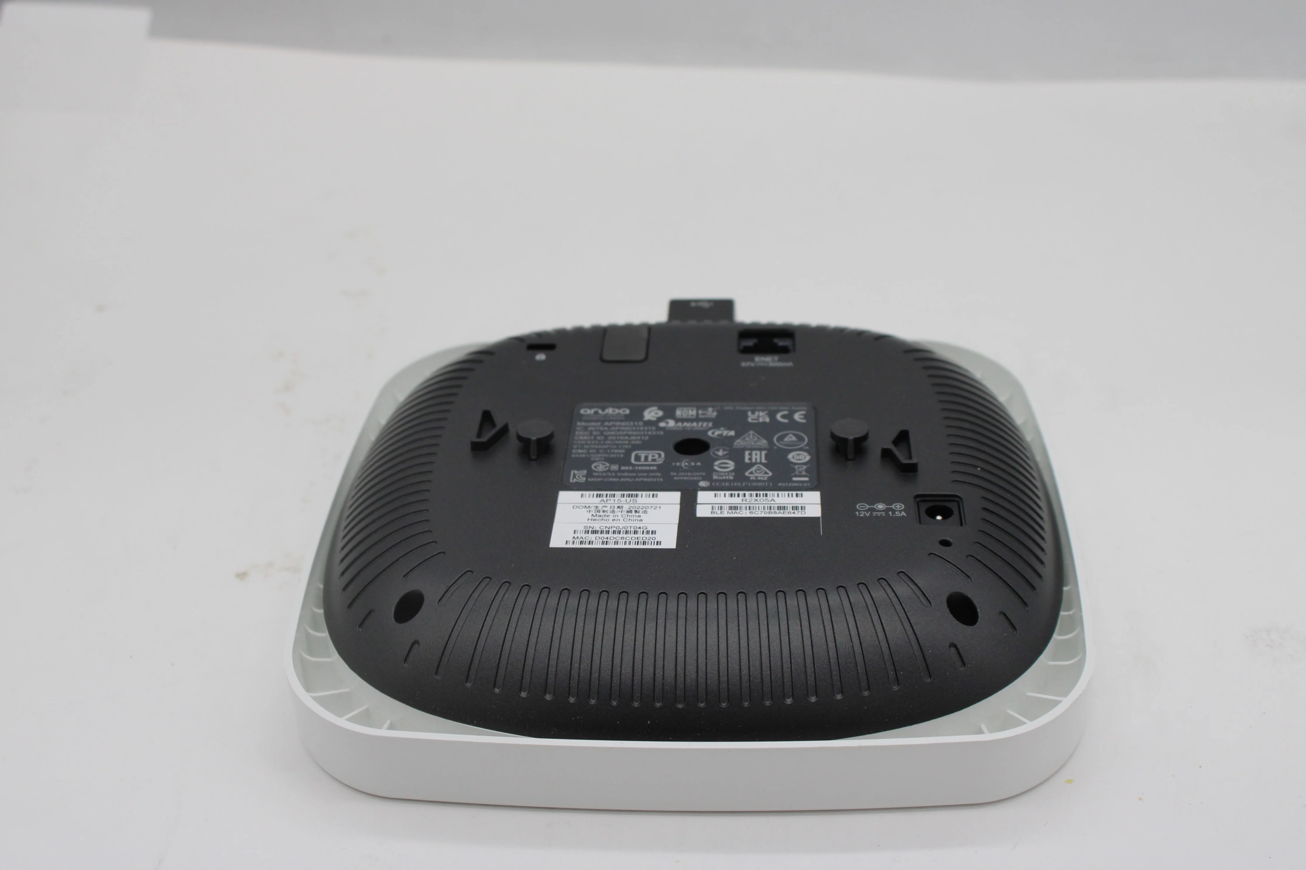 Aruba / Hewlett Packard APIN0315 Dual Radio Wireless Access Point AP15-US - Image 3