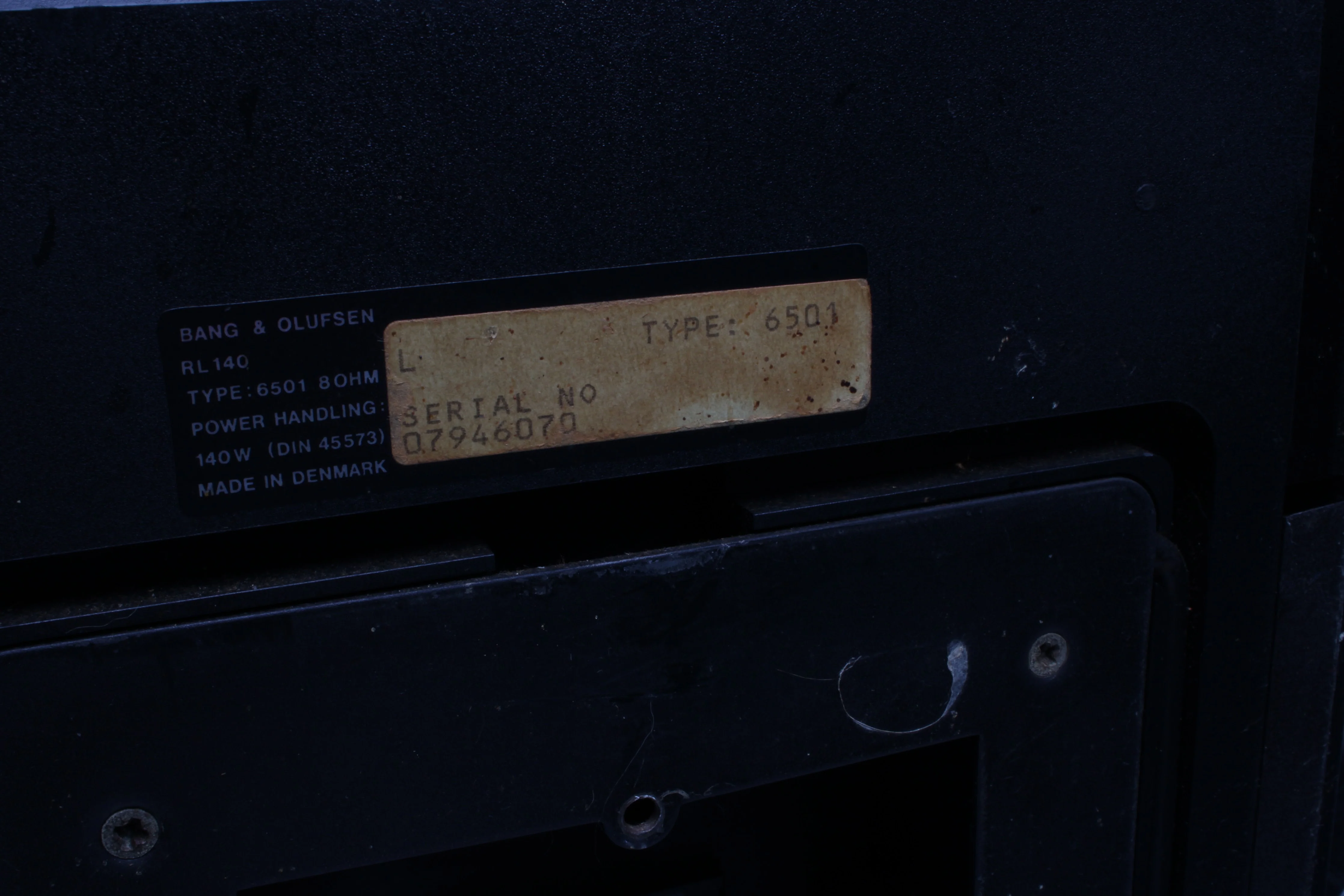 Bang and Olufsen Beovox RL140 Passive Loudspeaker (Pair) - Fair Condition - Image 5