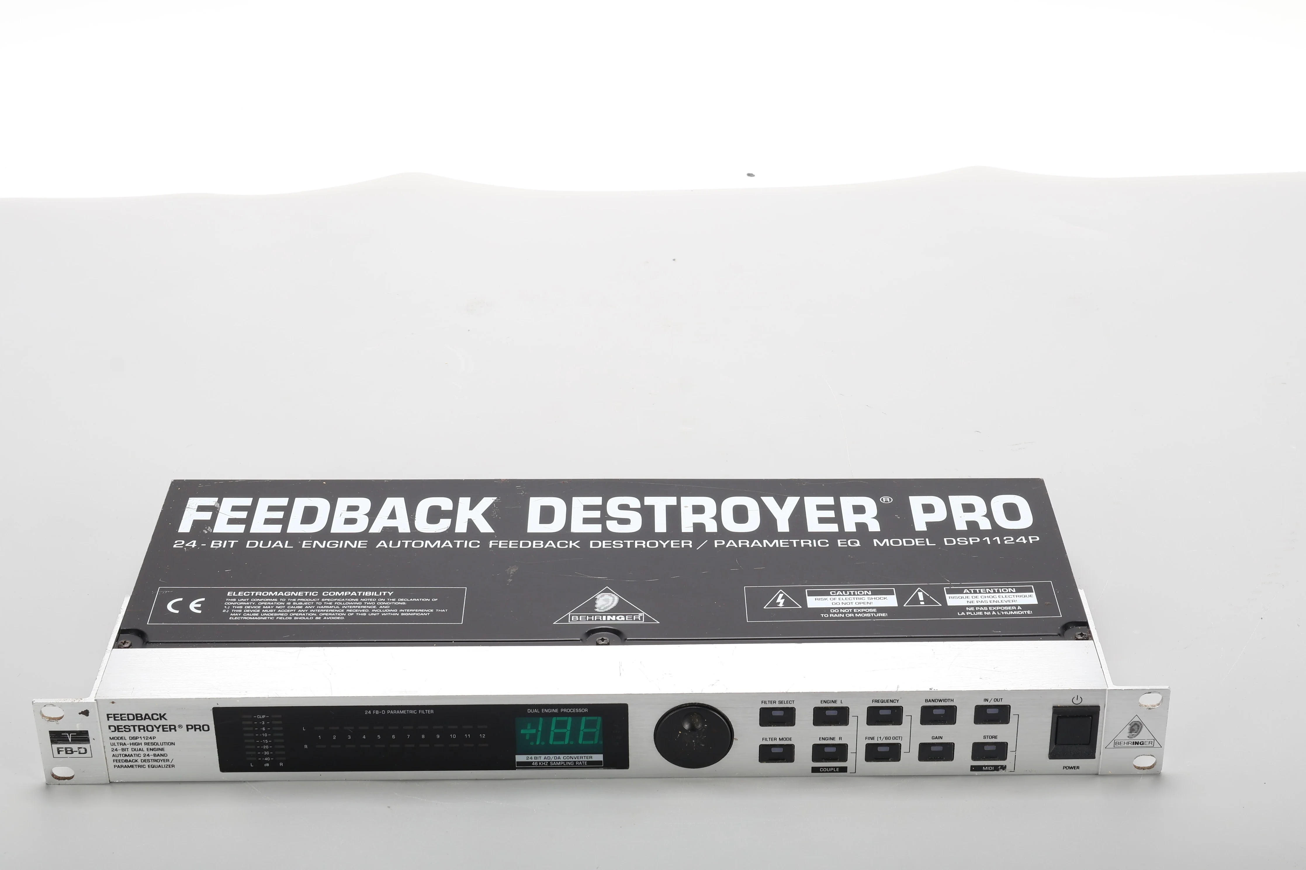 Behringer DSP1124P Dual Channel 24-Bit Feedback Destroyer Pro Suppressor - Fair