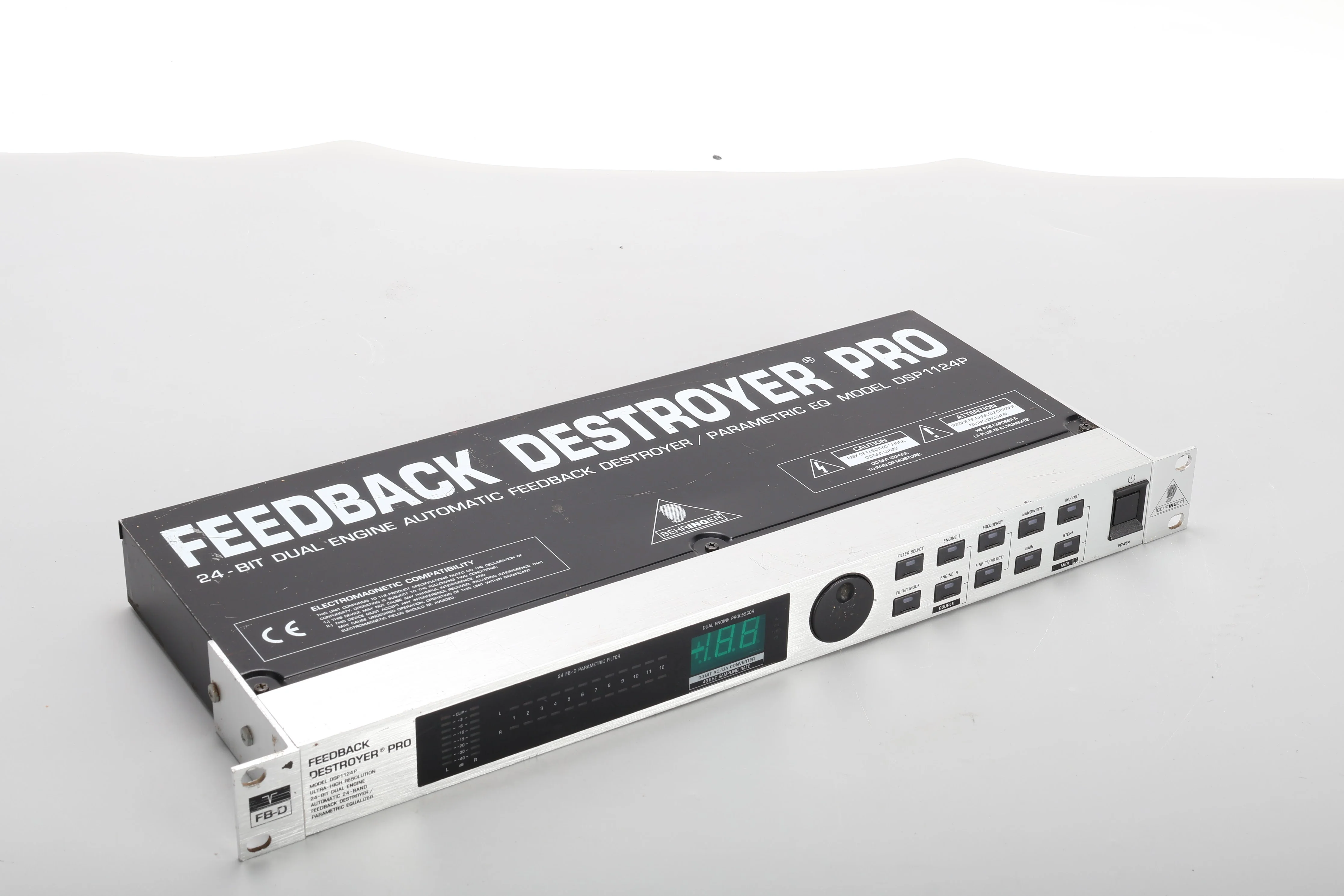 Behringer DSP1124P Dual Channel 24-Bit Feedback Destroyer Pro Suppressor - Fair - Image 2