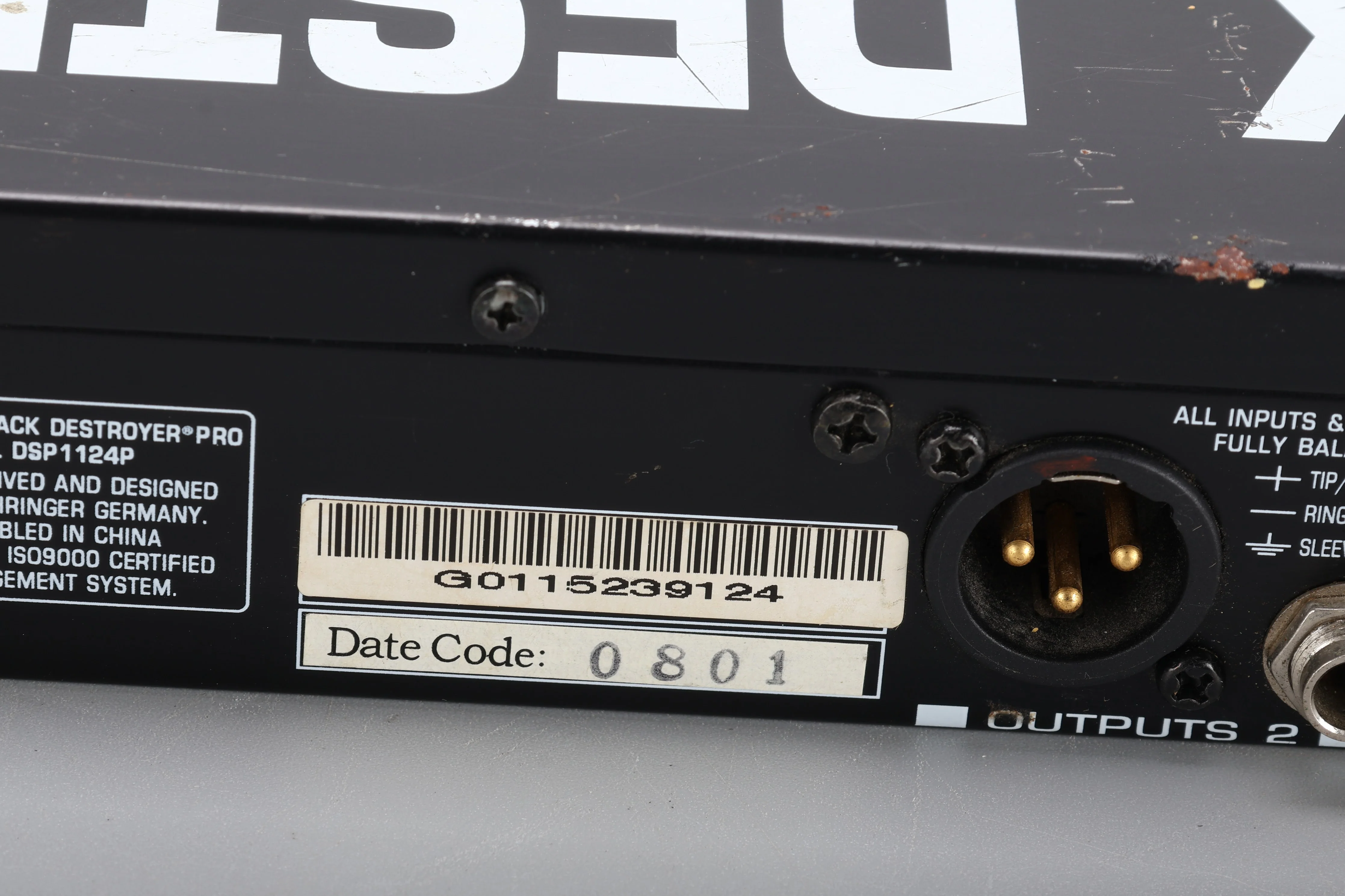 Behringer DSP1124P Dual Channel 24-Bit Feedback Destroyer Pro Suppressor - Fair - Image 4
