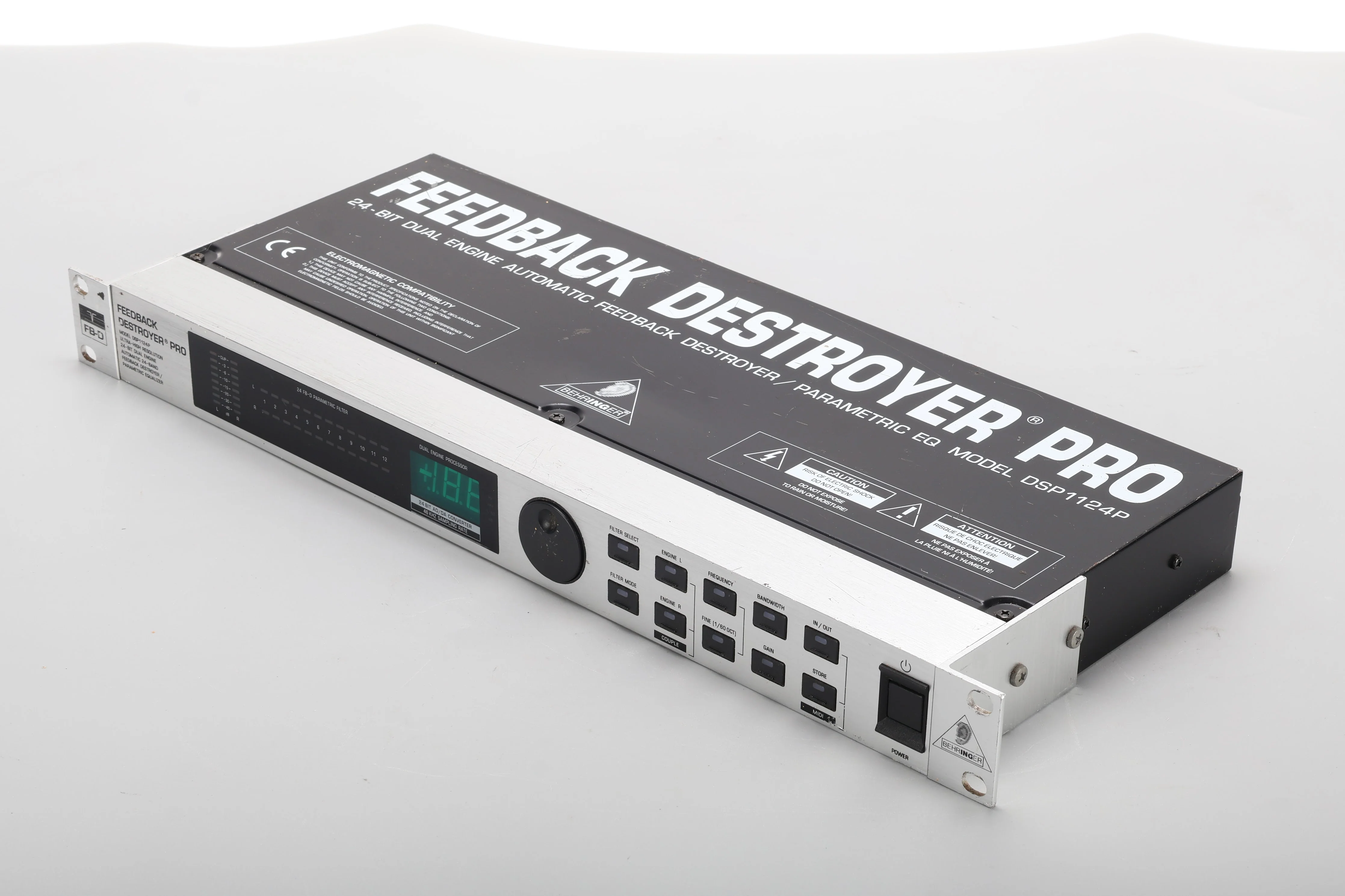 Behringer DSP1124P Dual Channel 24-Bit Feedback Destroyer Pro Suppressor - Fair - Image 6