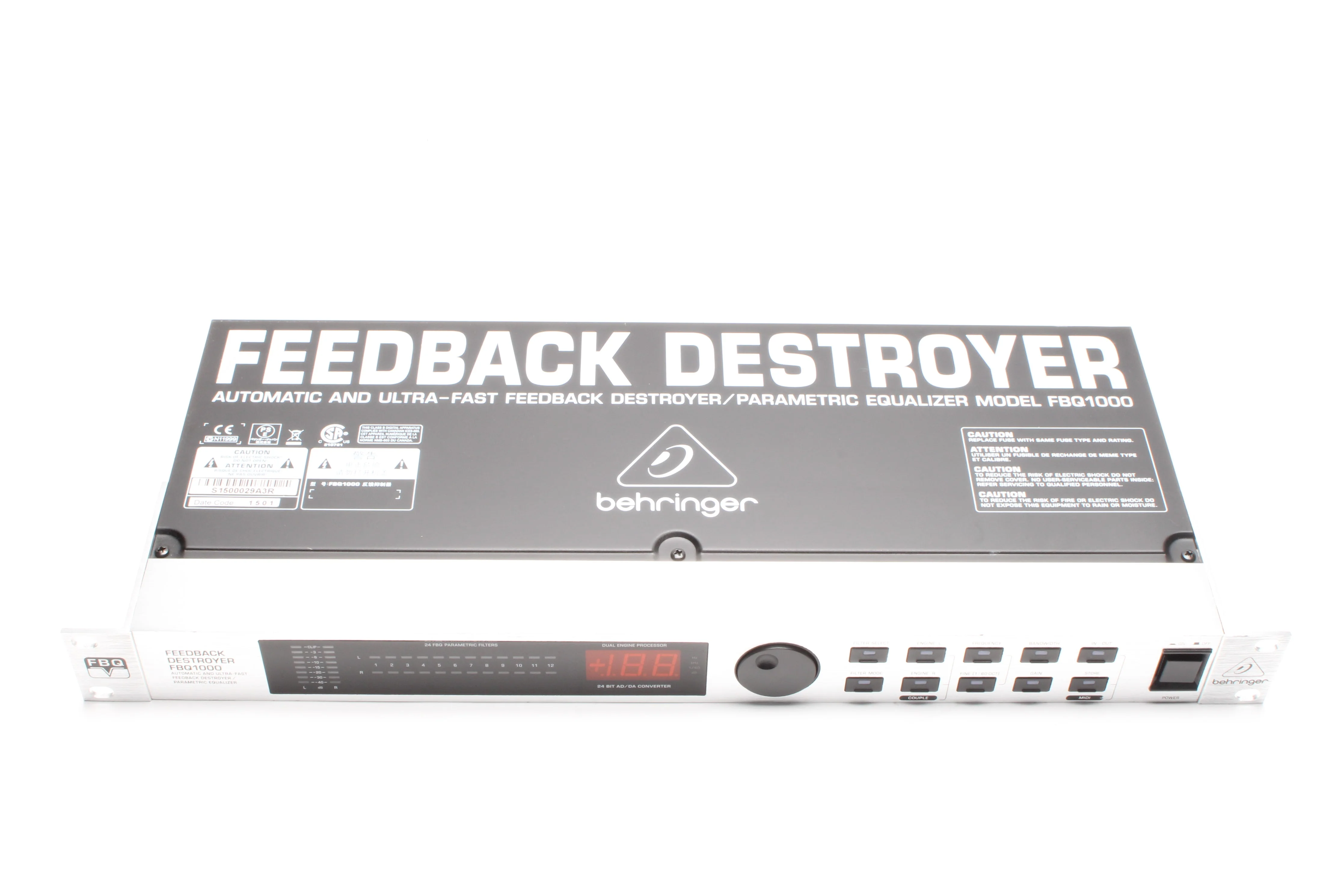Behringer FBQ1000 2-Channel Automatic Feedback Destroyer