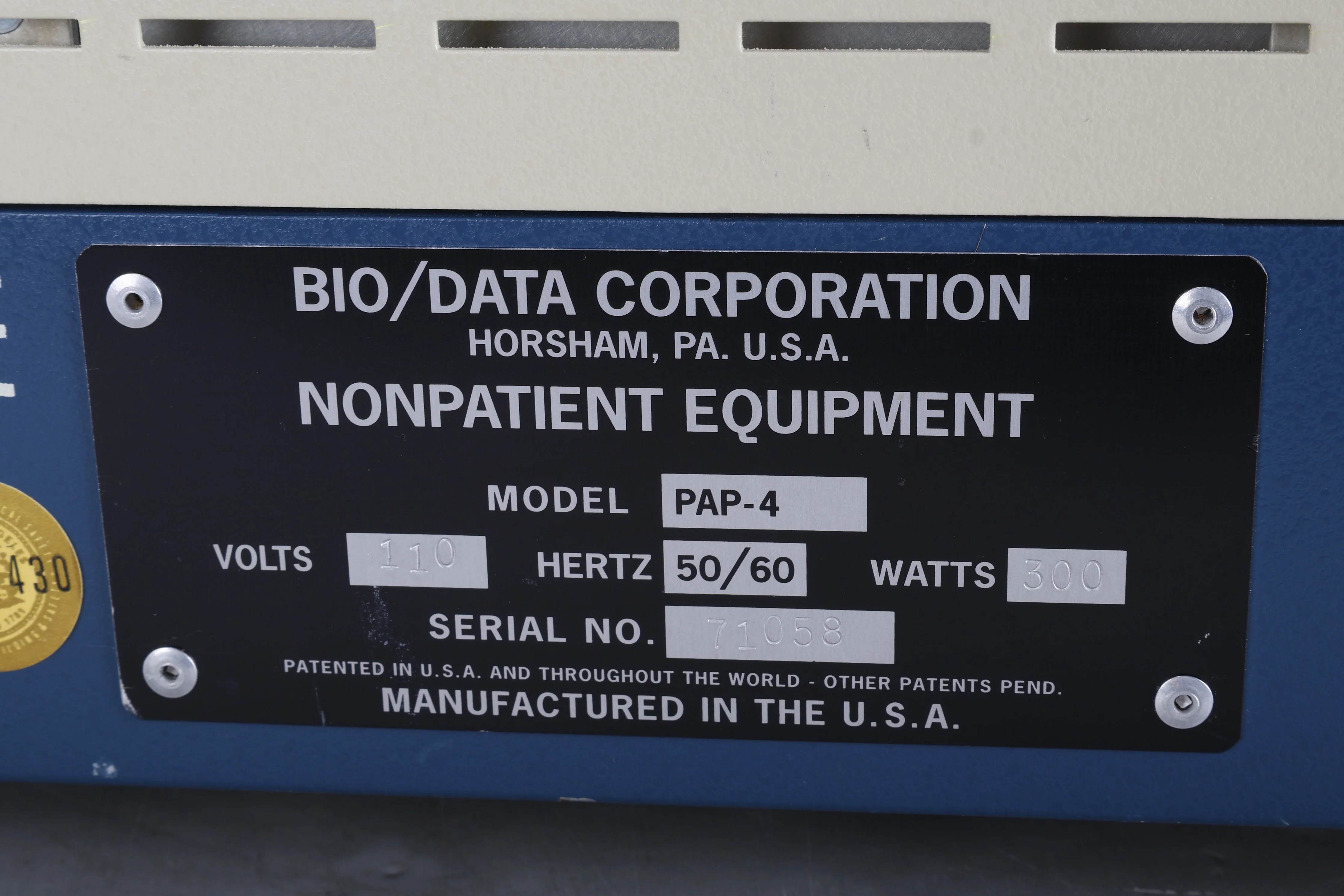 Bio / Data PAP-4 Platelet Aggregation Profiler - Image 4