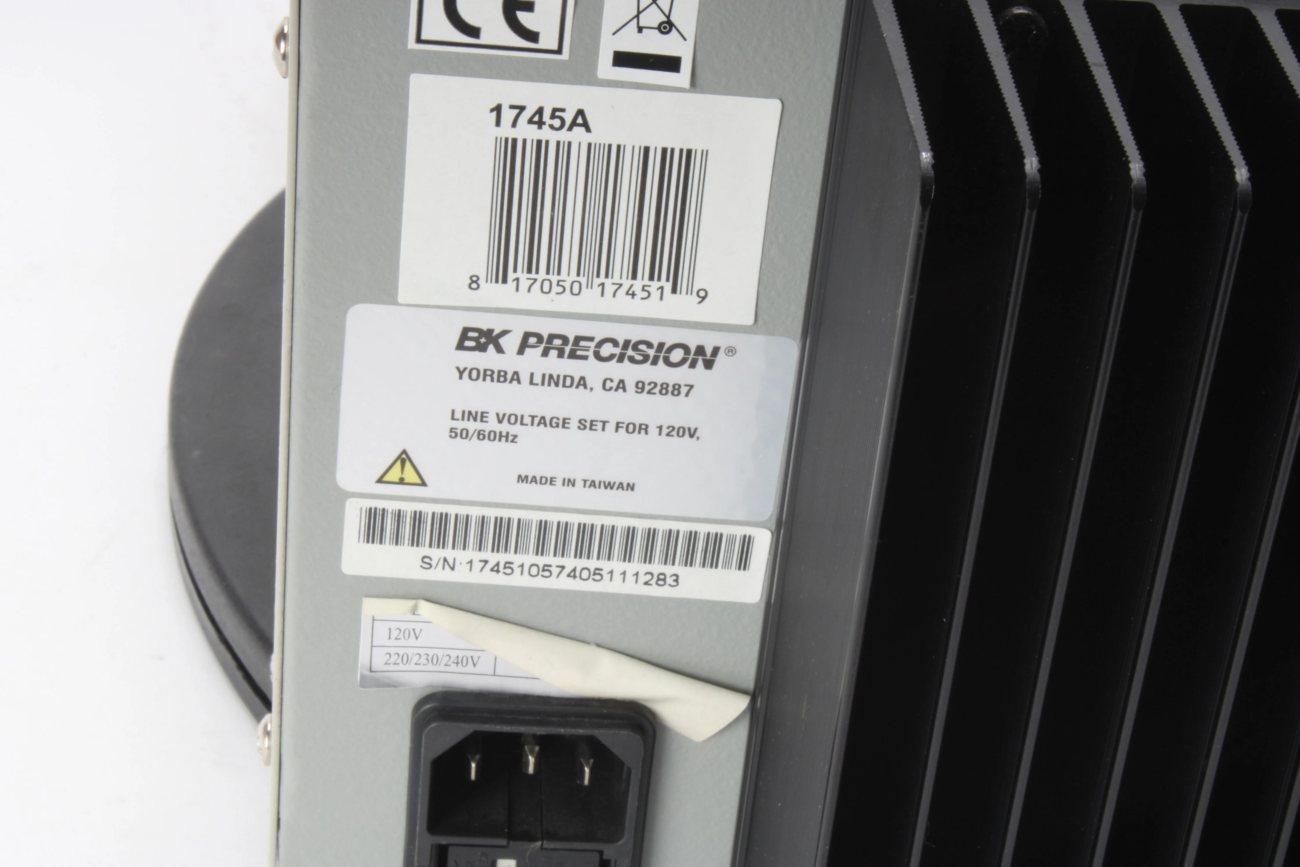 BK Precision 1745A Single-Output Digital DC Power Supply 0-35V 0-10A - Fair - Image 5