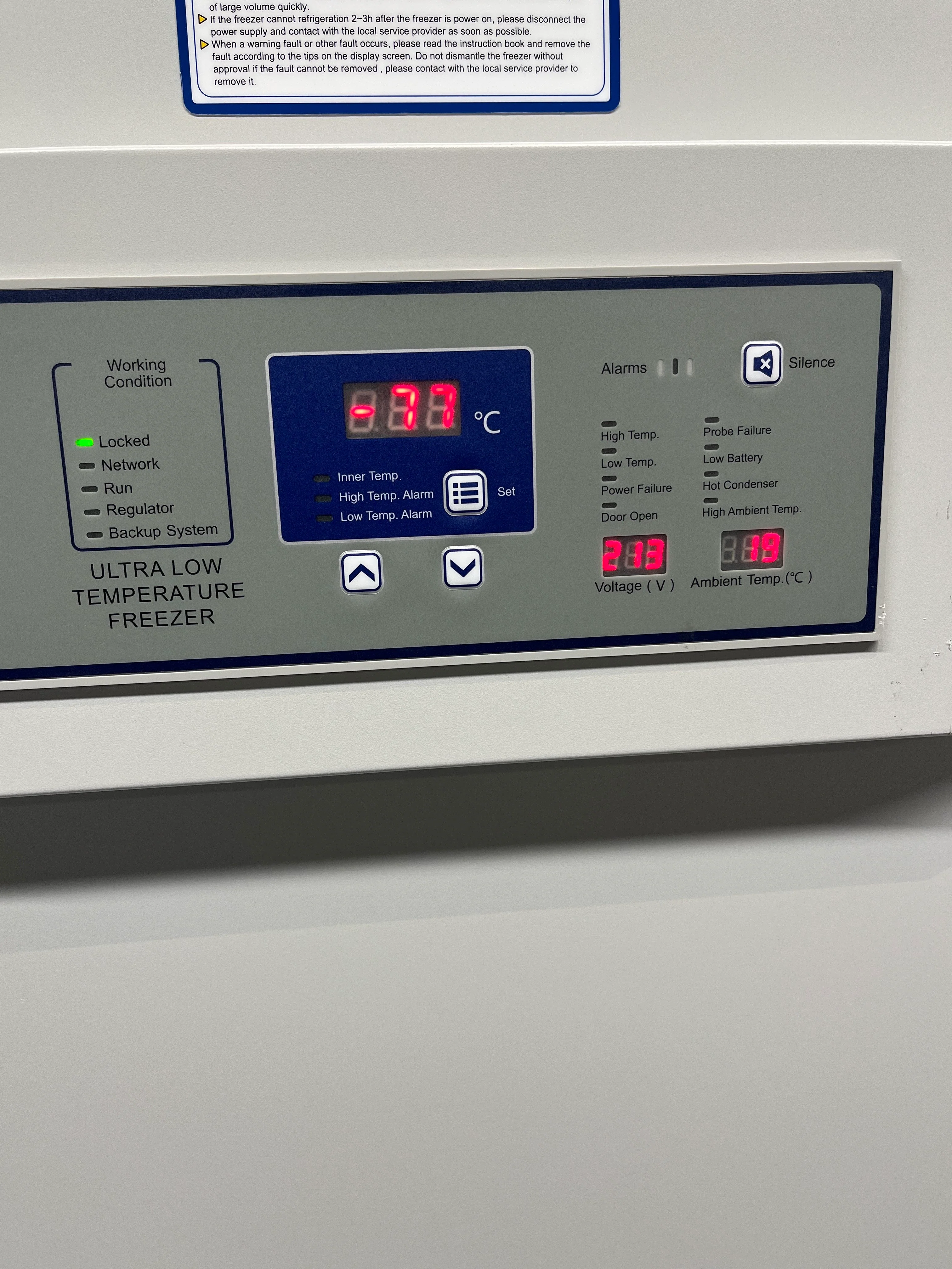 Blizzard Nuaire NU-99828JG -80C Ultra Low Temperature Freezer - Image 2