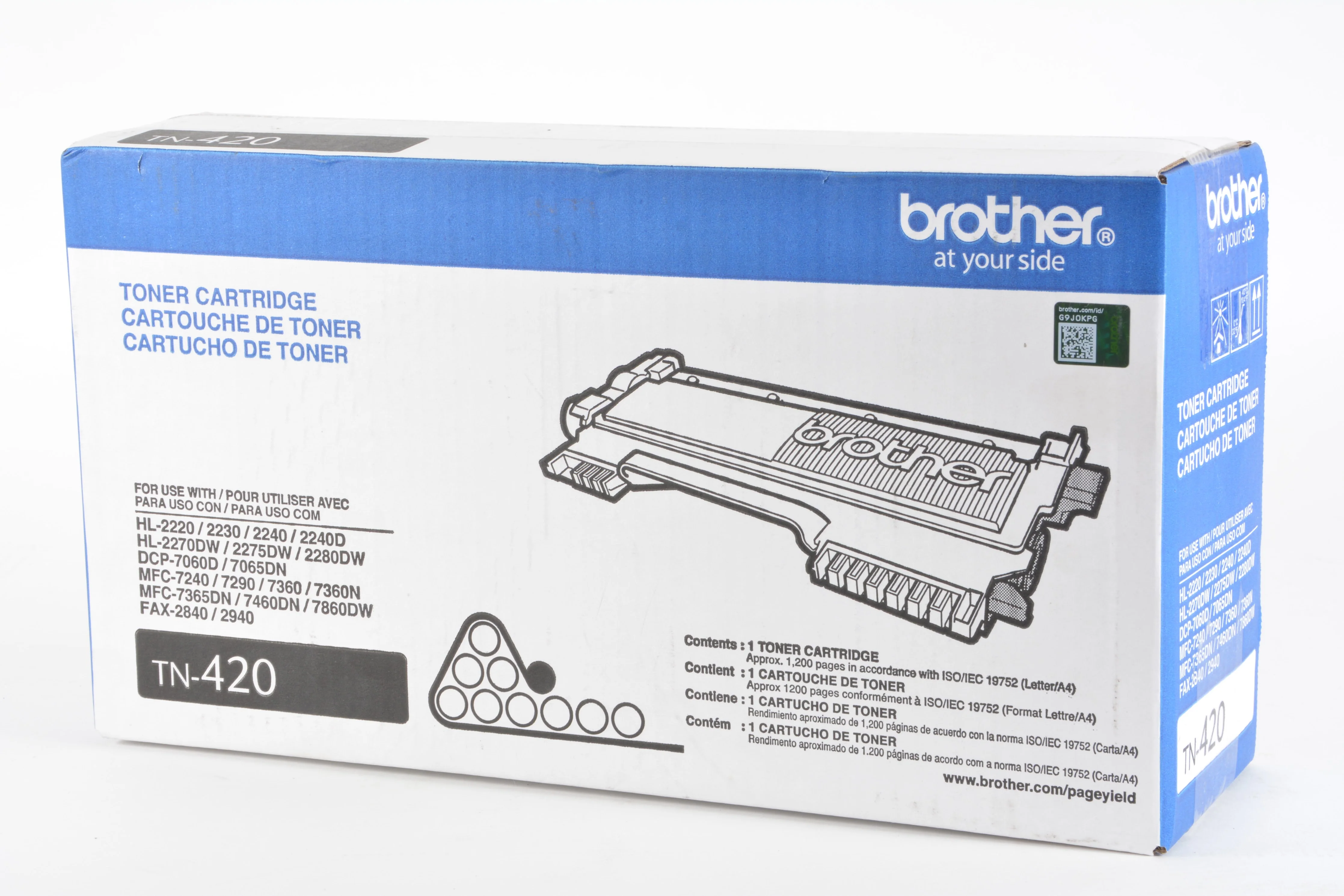 Brother TN-420 Toner Cartridge 012502626763 - NEW Sealed