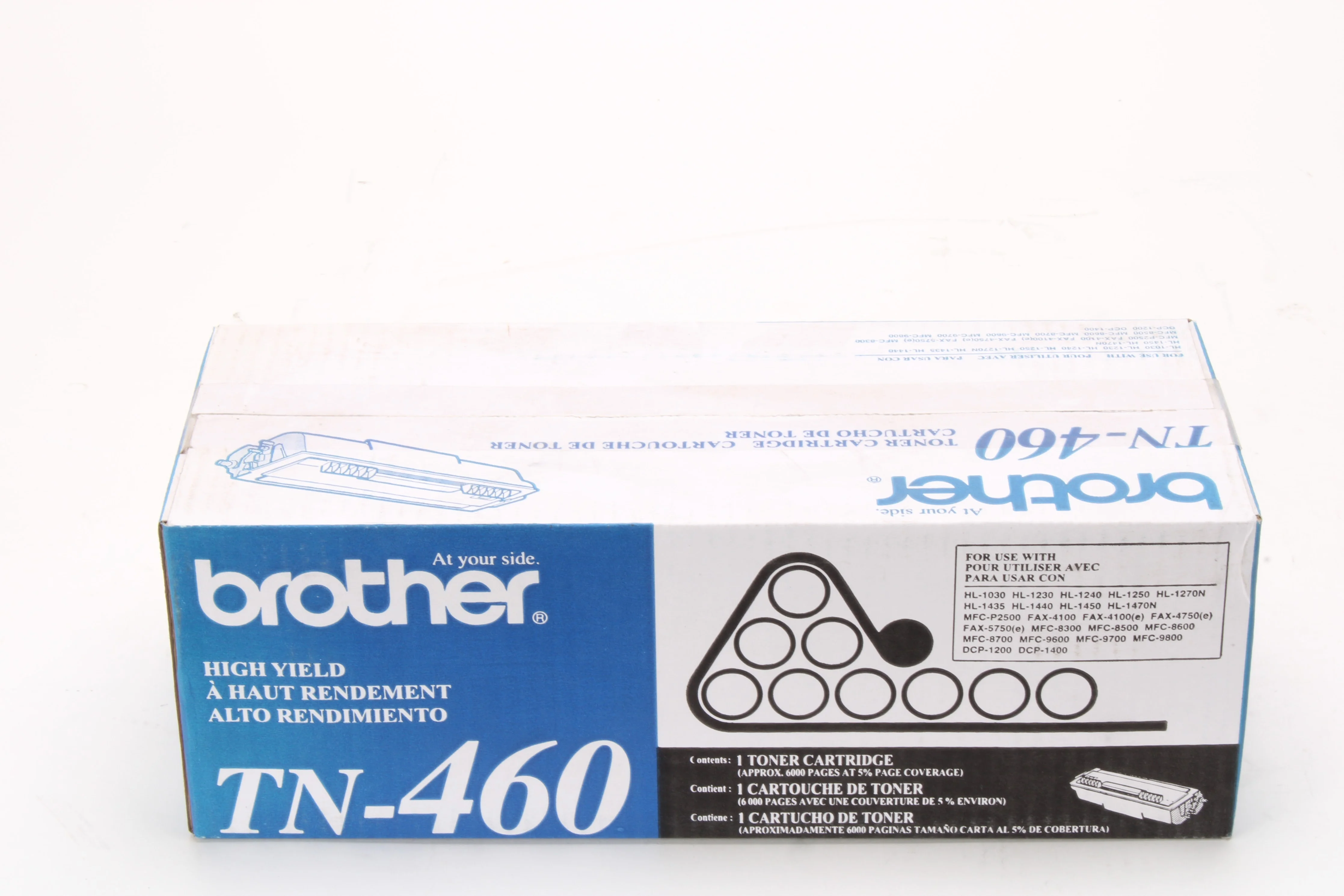 Brother TN-460 High Yield Toner Cartridge 012502525981 - NEW
