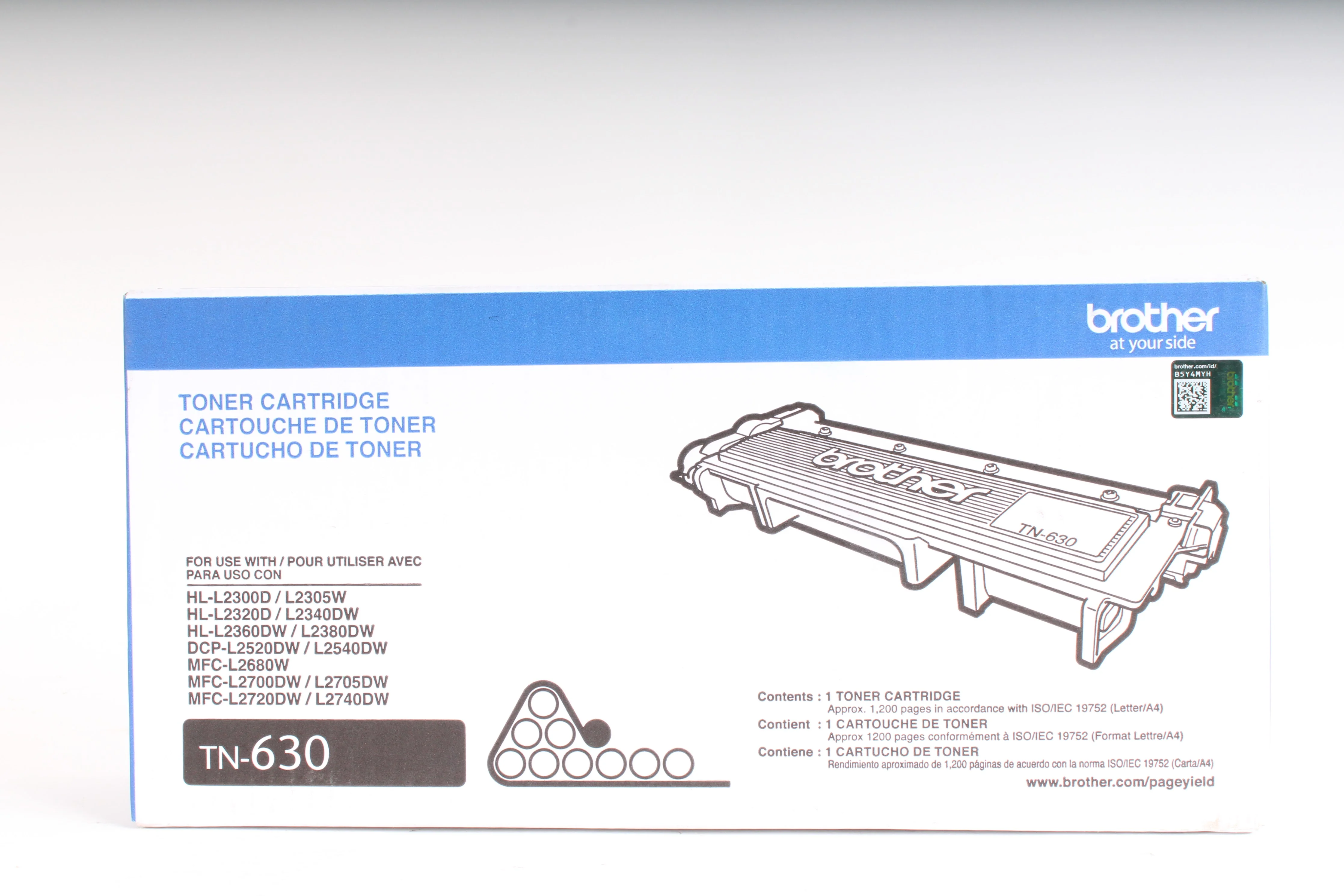 Brother TN-630 Standard Yield Toner Cartridge 012502638902 - NEW - Image 2