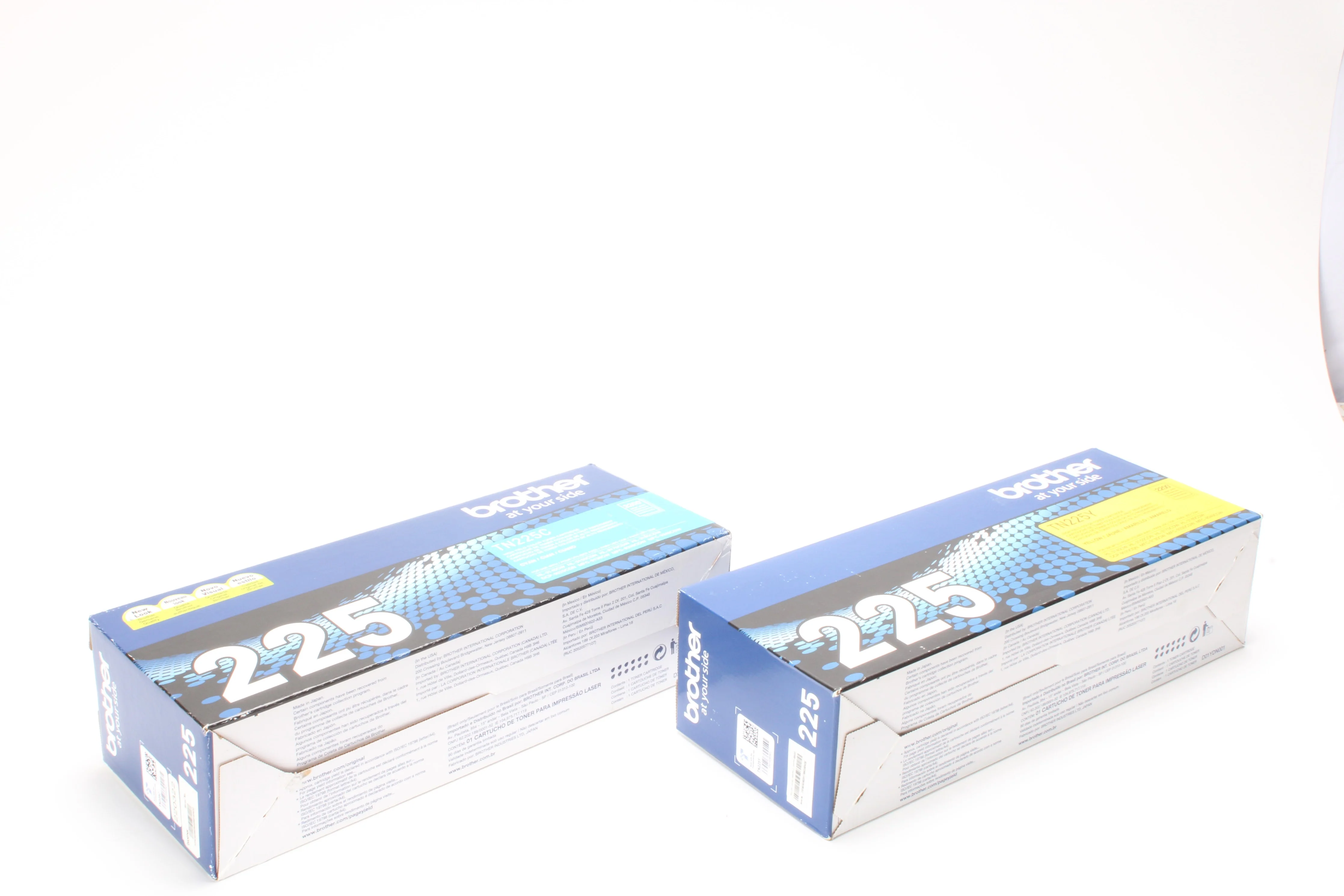 Brother TN225Y & TN225C Yellow and Cyan Toner Cartridges - NEW - Image 3