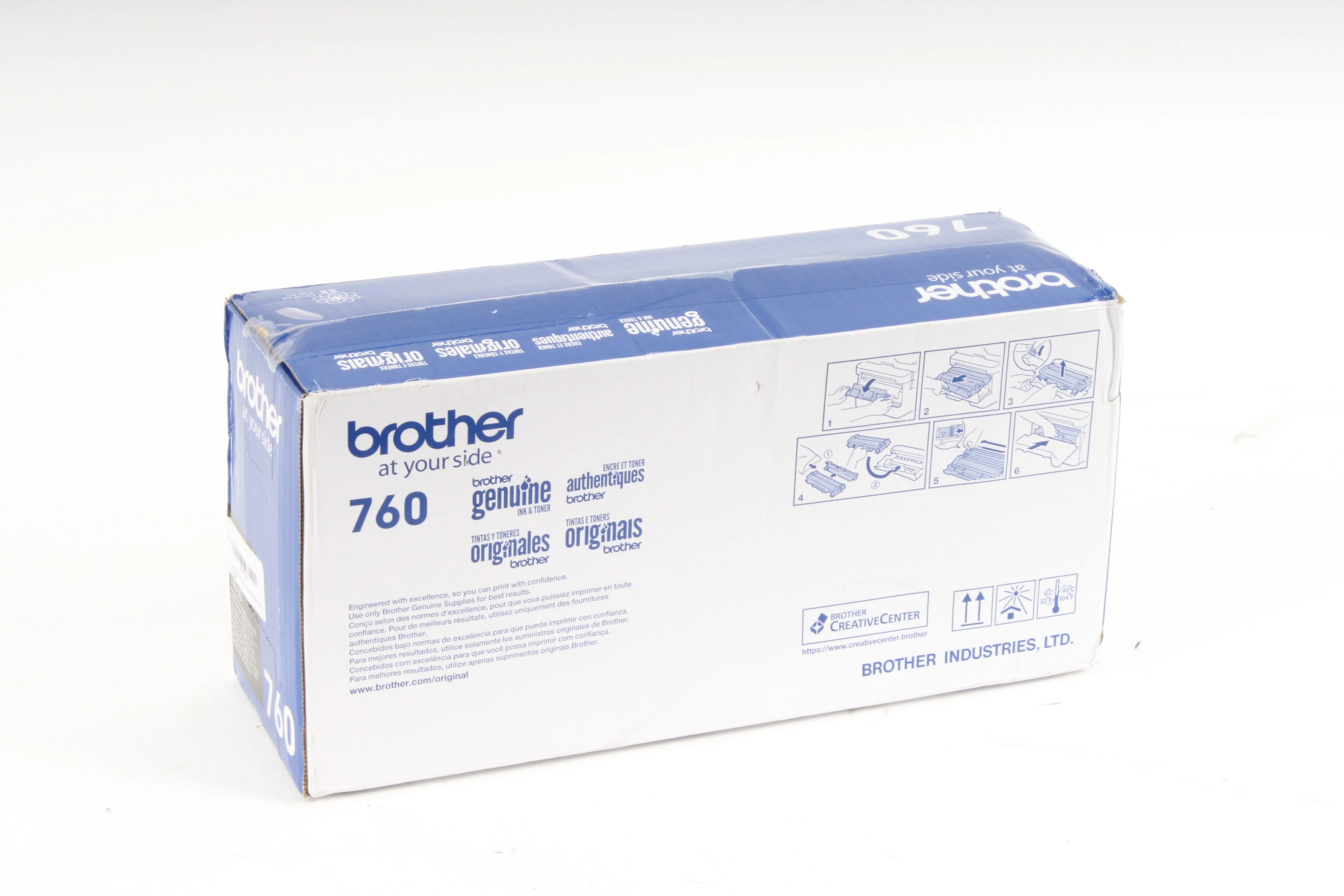 Brother TN760 Black High Yield Toner Cartridge - NEW - Image 2