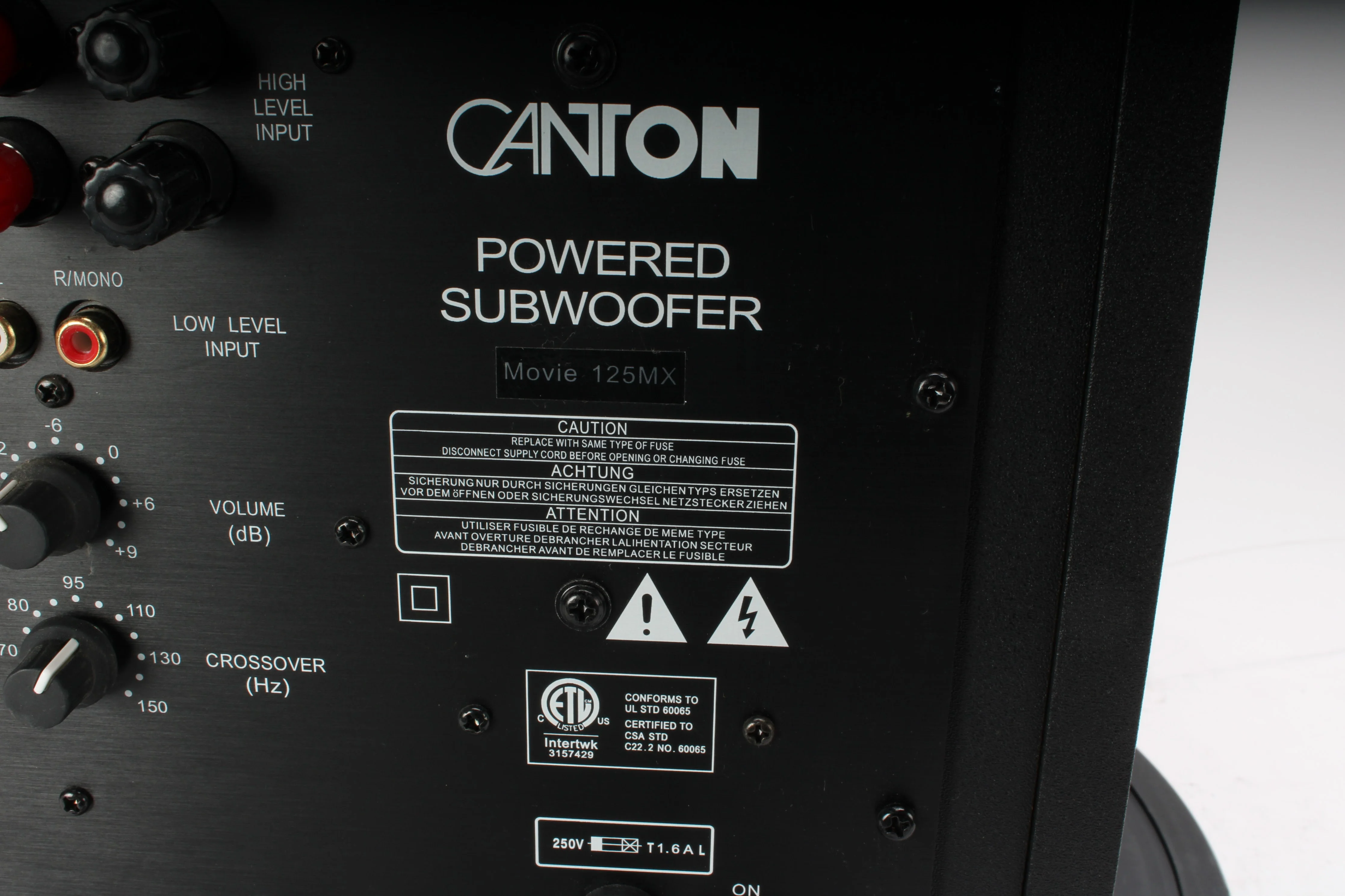 Canton Movie 125 MX Powered Subwoofer - Image 4