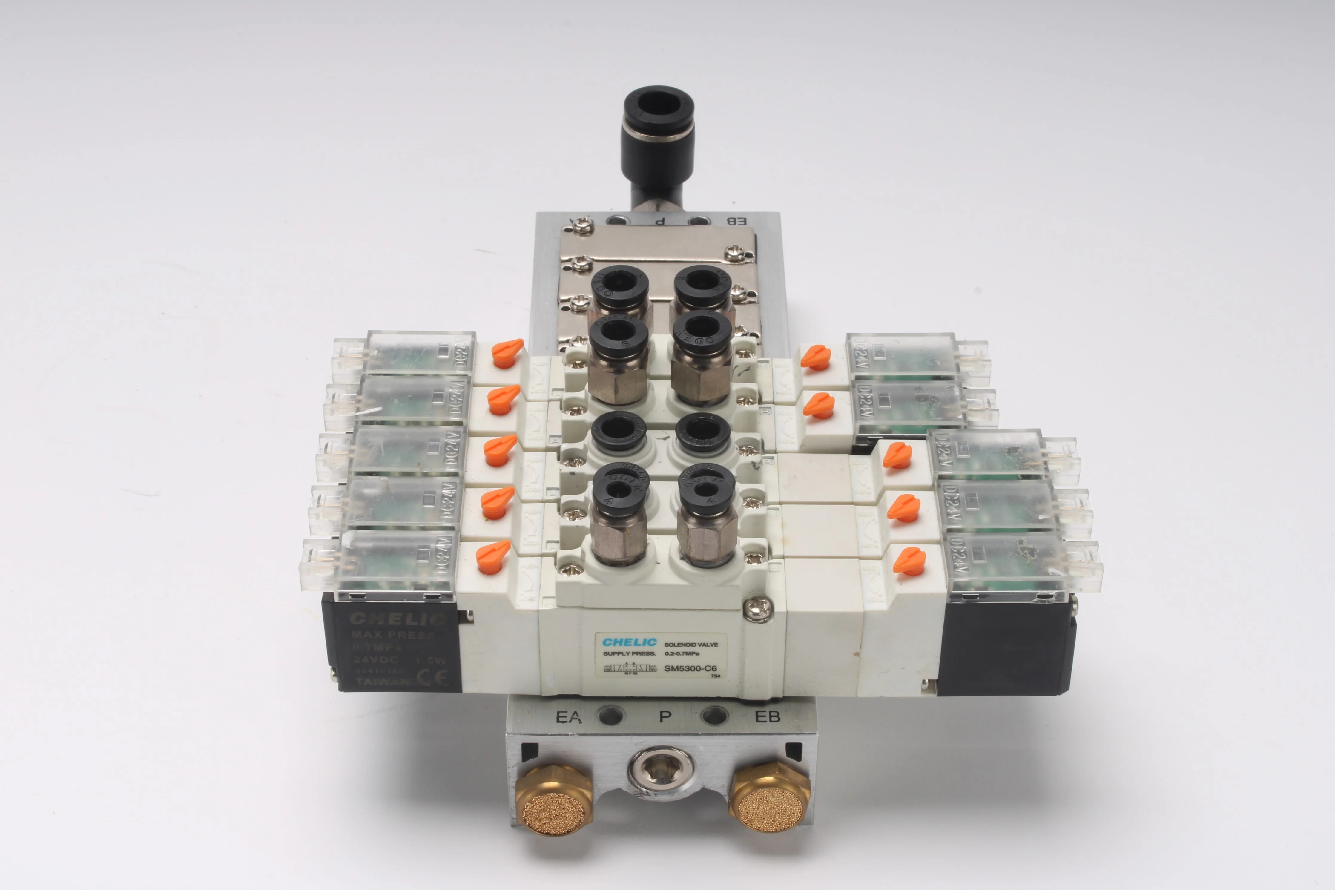 Chelic 5x SM5300-C6 Solenoid Valves With Manifold - Image 5