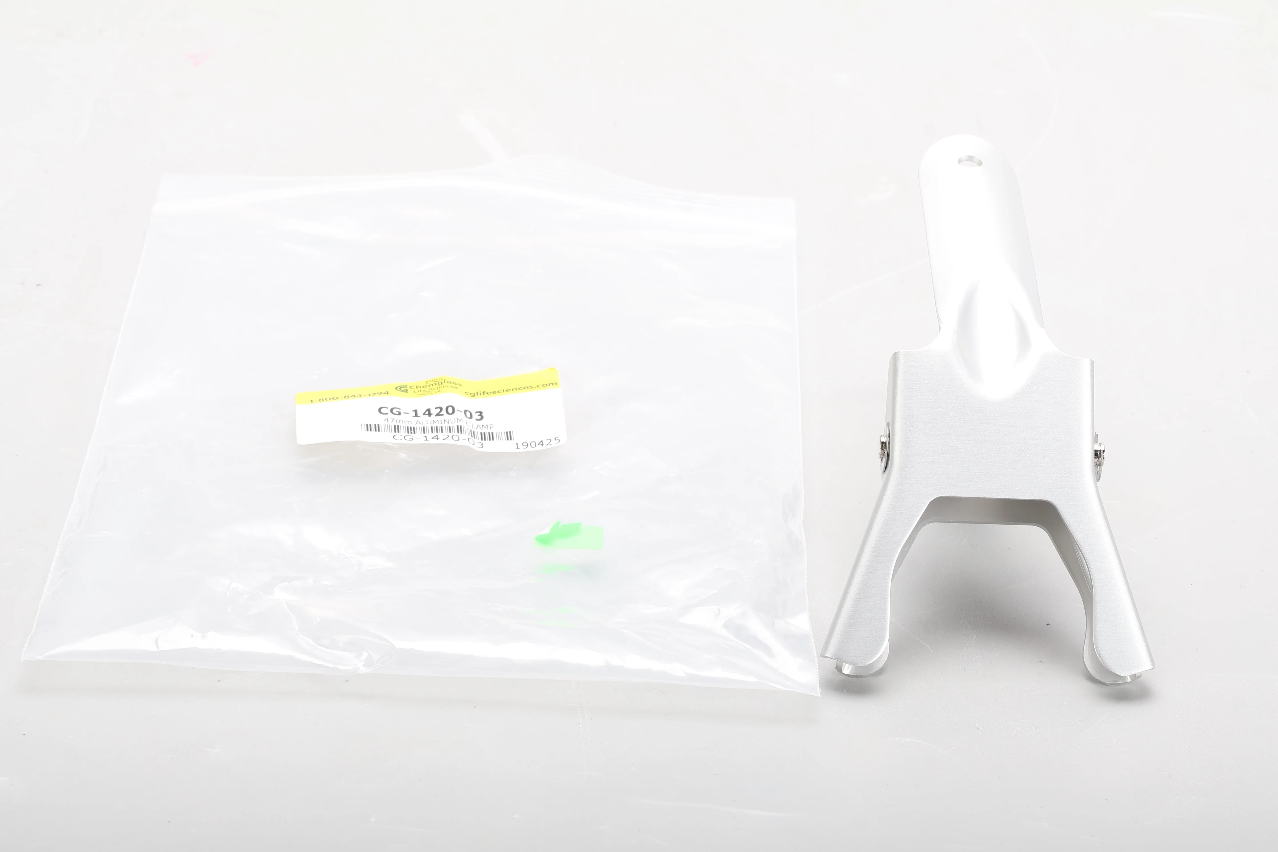 Chemglass CG-1420-03 47mm Aluminum Clamp - NEW