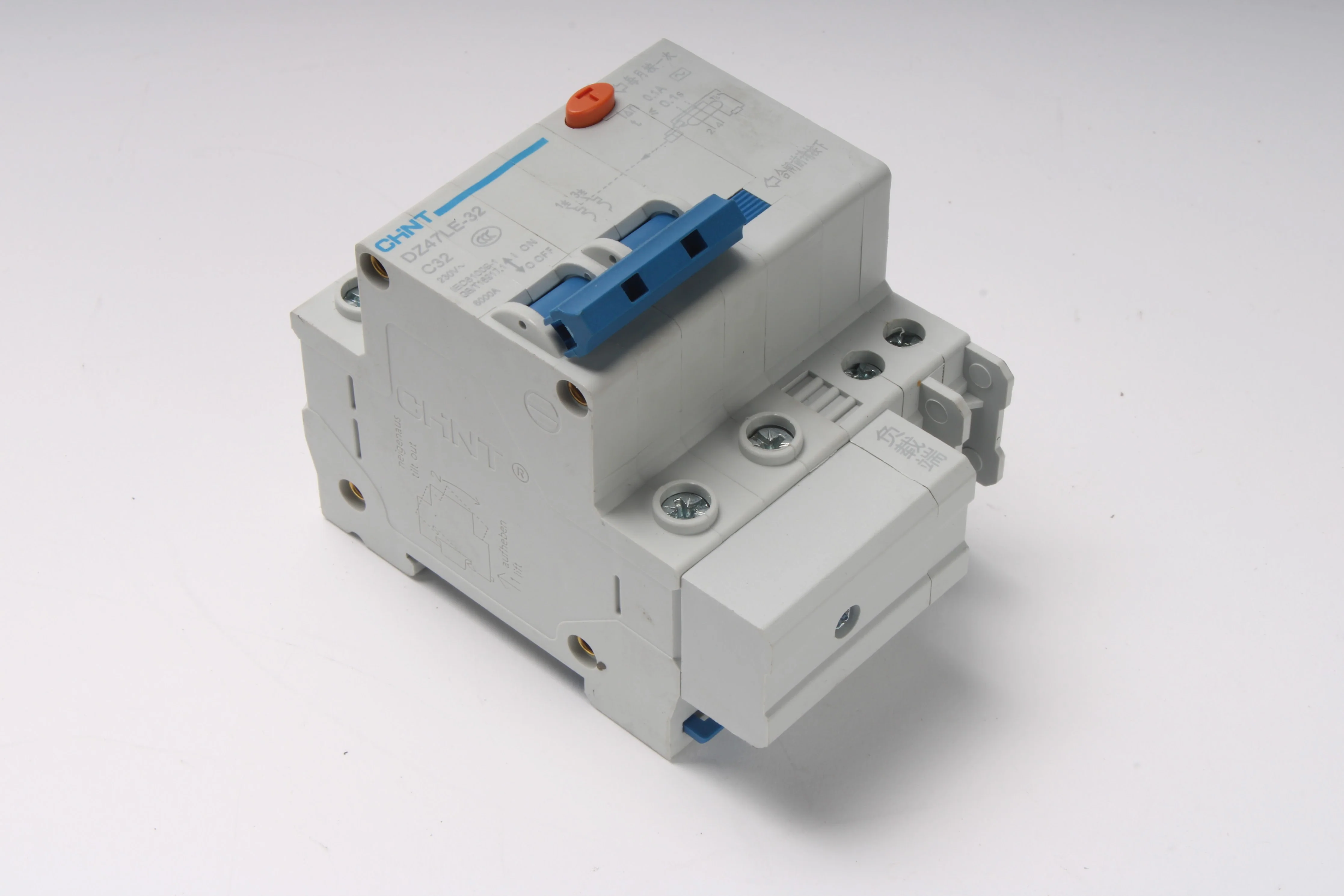 CHINT DZ47LE-32 C32 230V 50Hz Earth Leakage Protection Circuit Breaker - Image 3