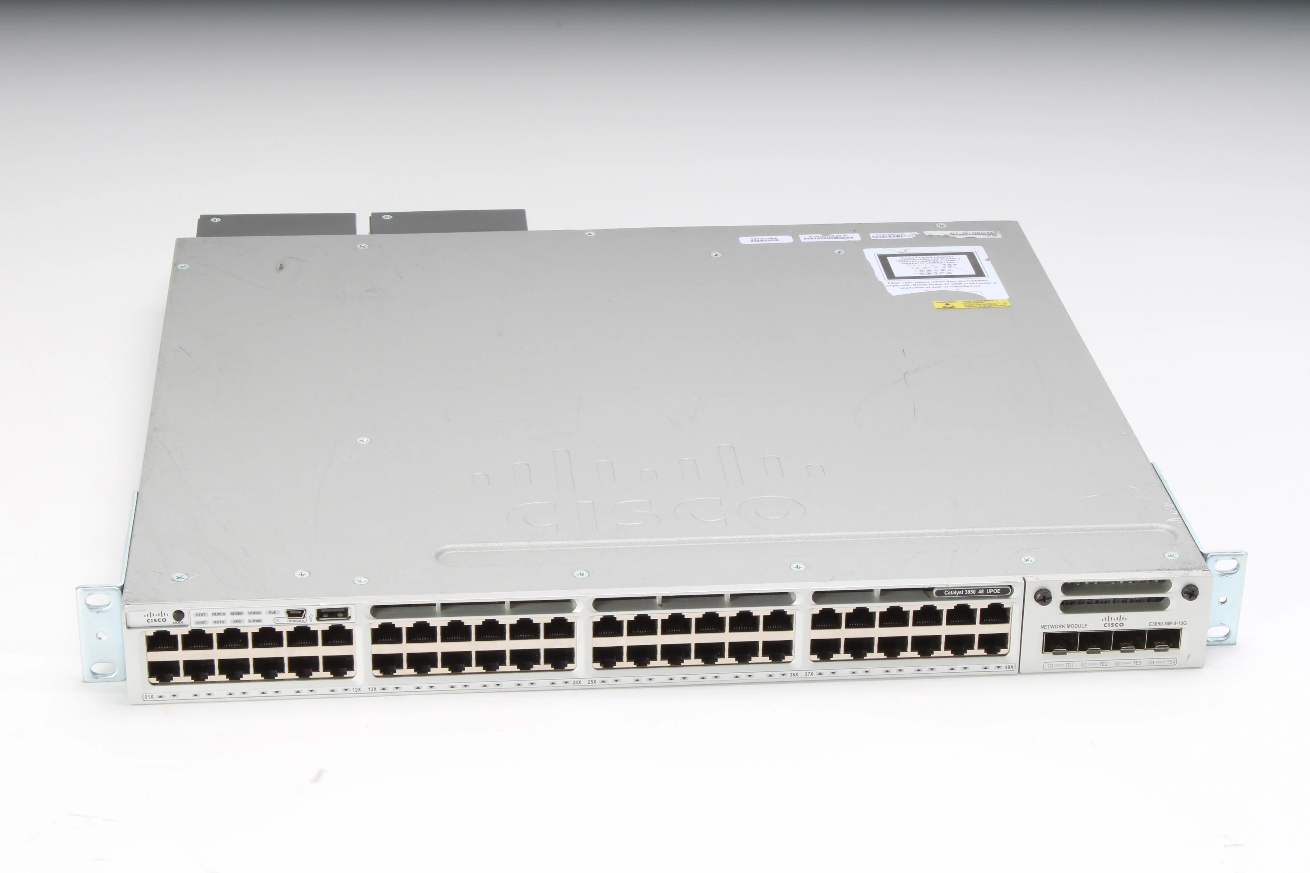 Cisco Catalyst 3850 WS-C3850-48U-E UPOE 48-Port Ethernet Switch W/C3850-NM-4-10G