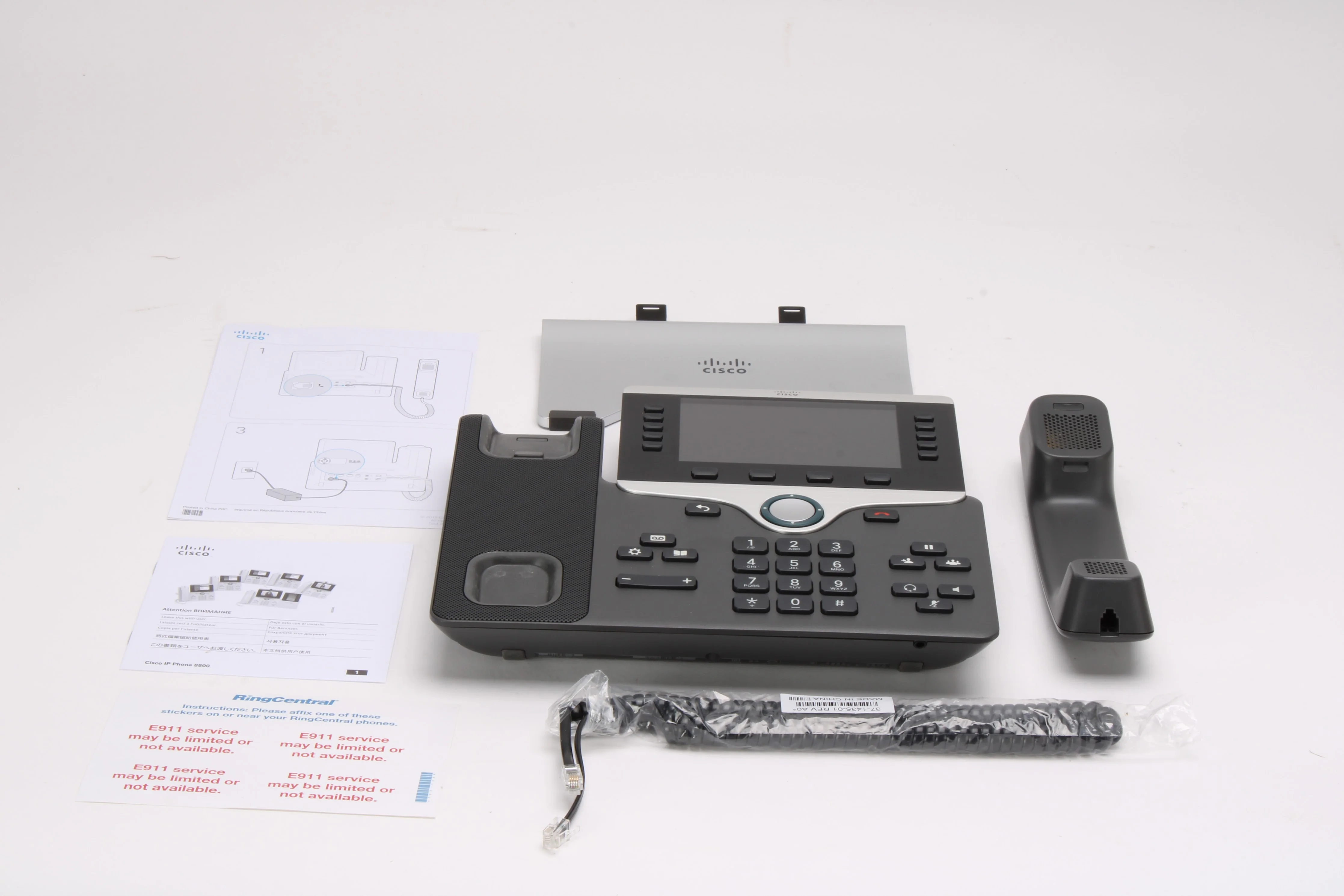 Cisco CP-8861-3PCC-K9 IP Phone 8861 W/ Multiplatform Phone Fireware 68-100709-05