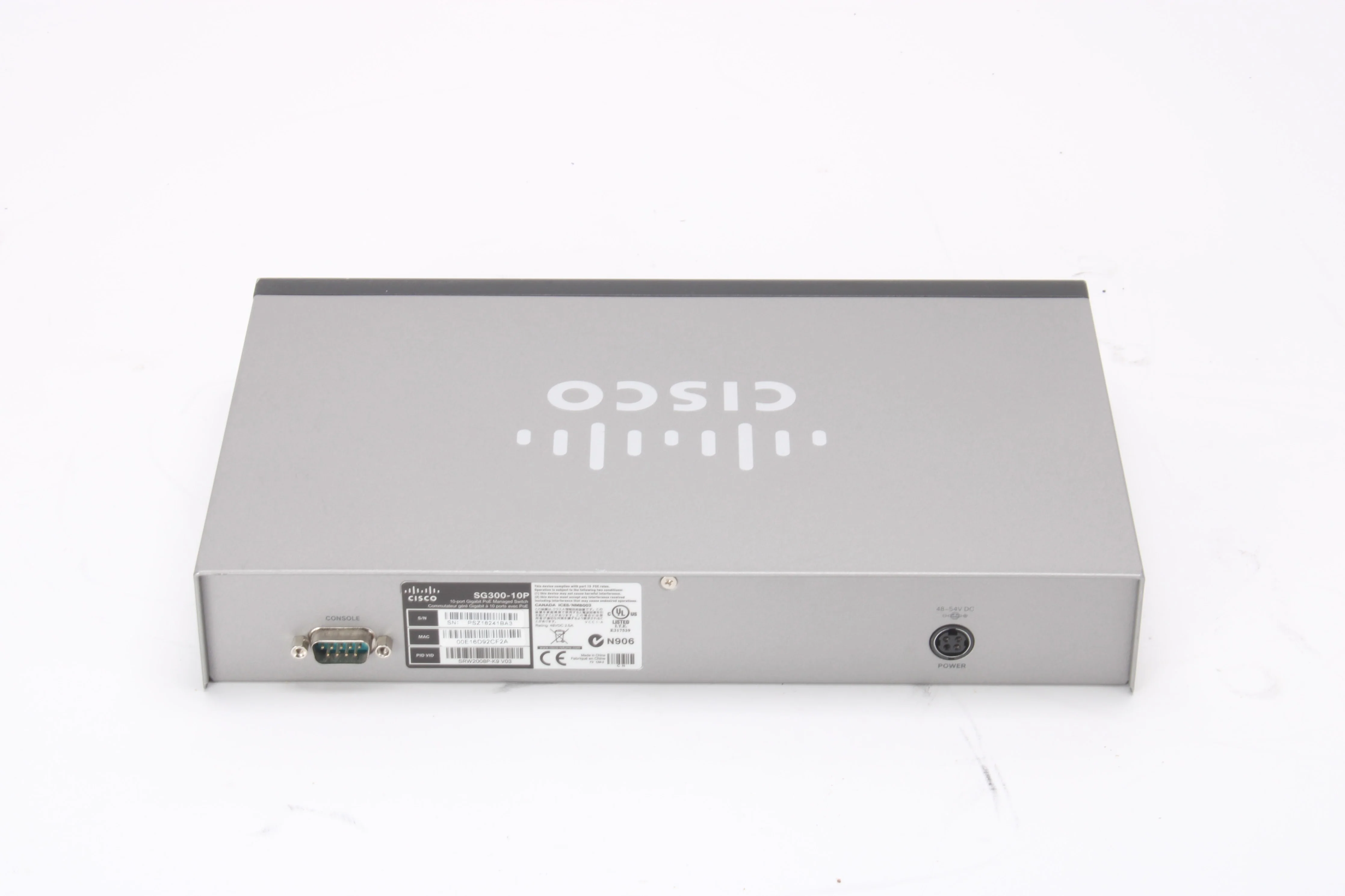 Cisco SG300-10P Small Business 10-Port Gigabit PoE Managed Switch - No Rack Ears - Image 3