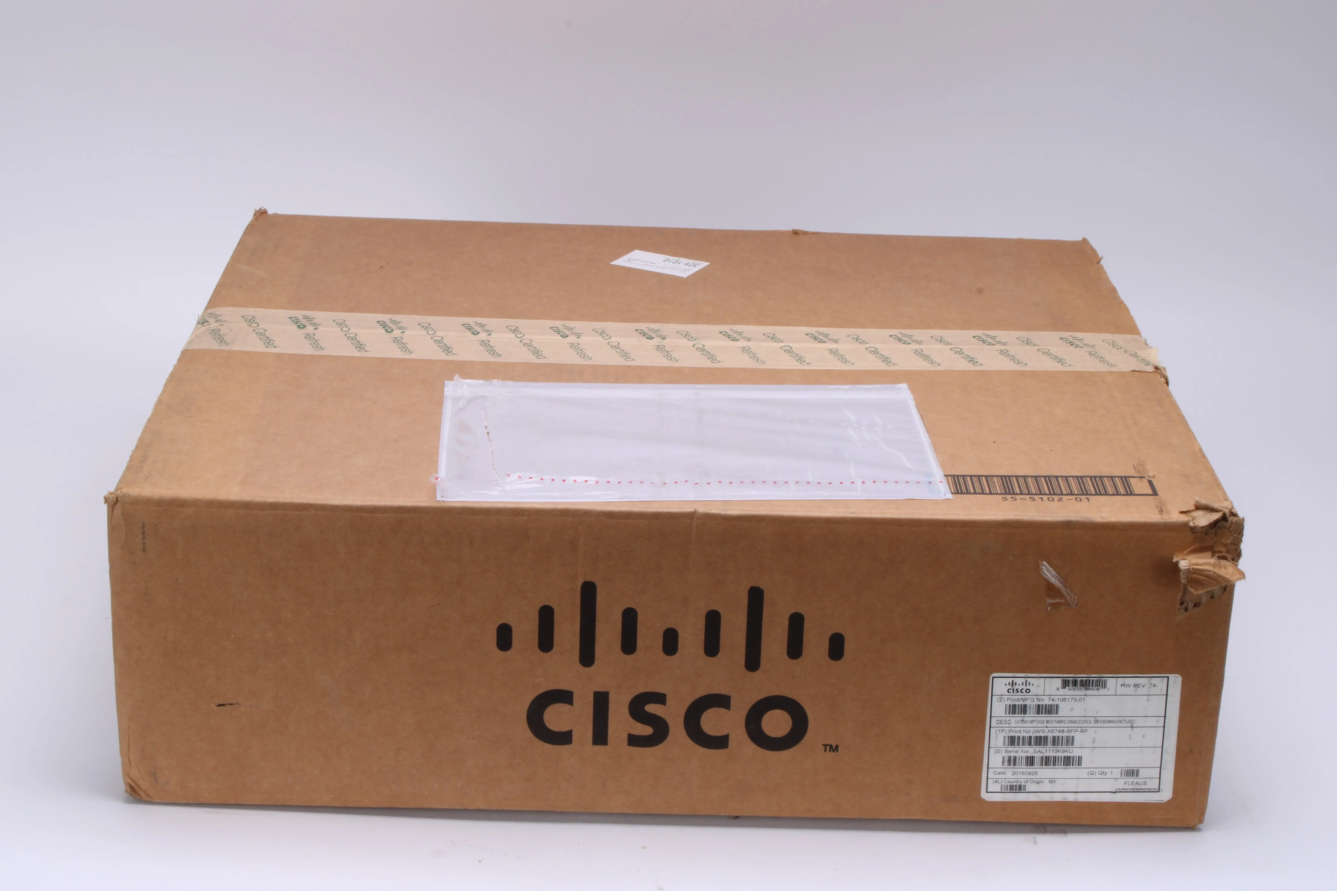 Cisco WS-X6748-SFP-RF CAT6500 48TIGE MOD Fabric -Enabled 882658000201 Remanufact - Image 3