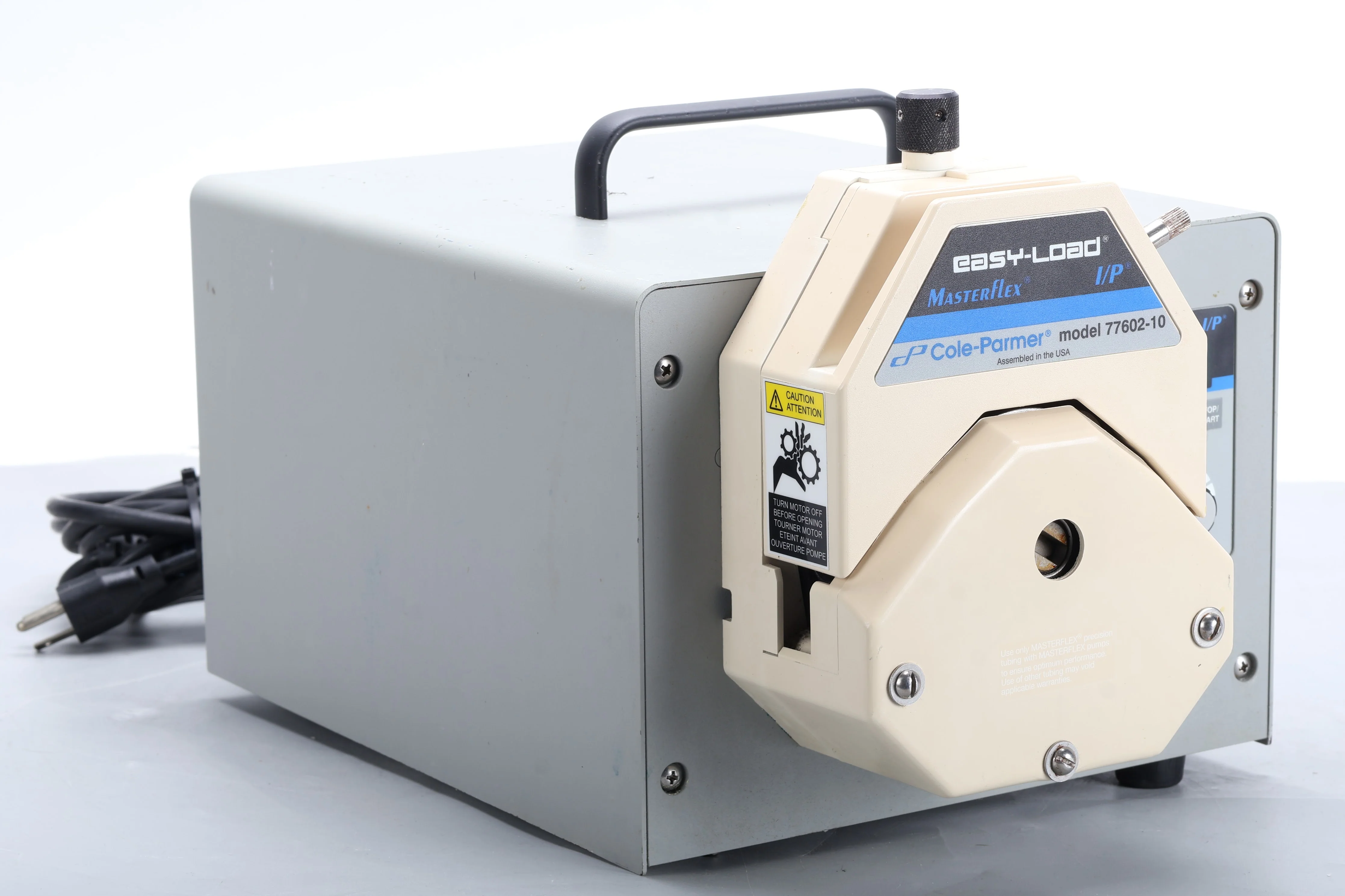 Cole-Parmer 77410-10 Masterflex I/P High Performance Pump & 77602-10 Head - Fair