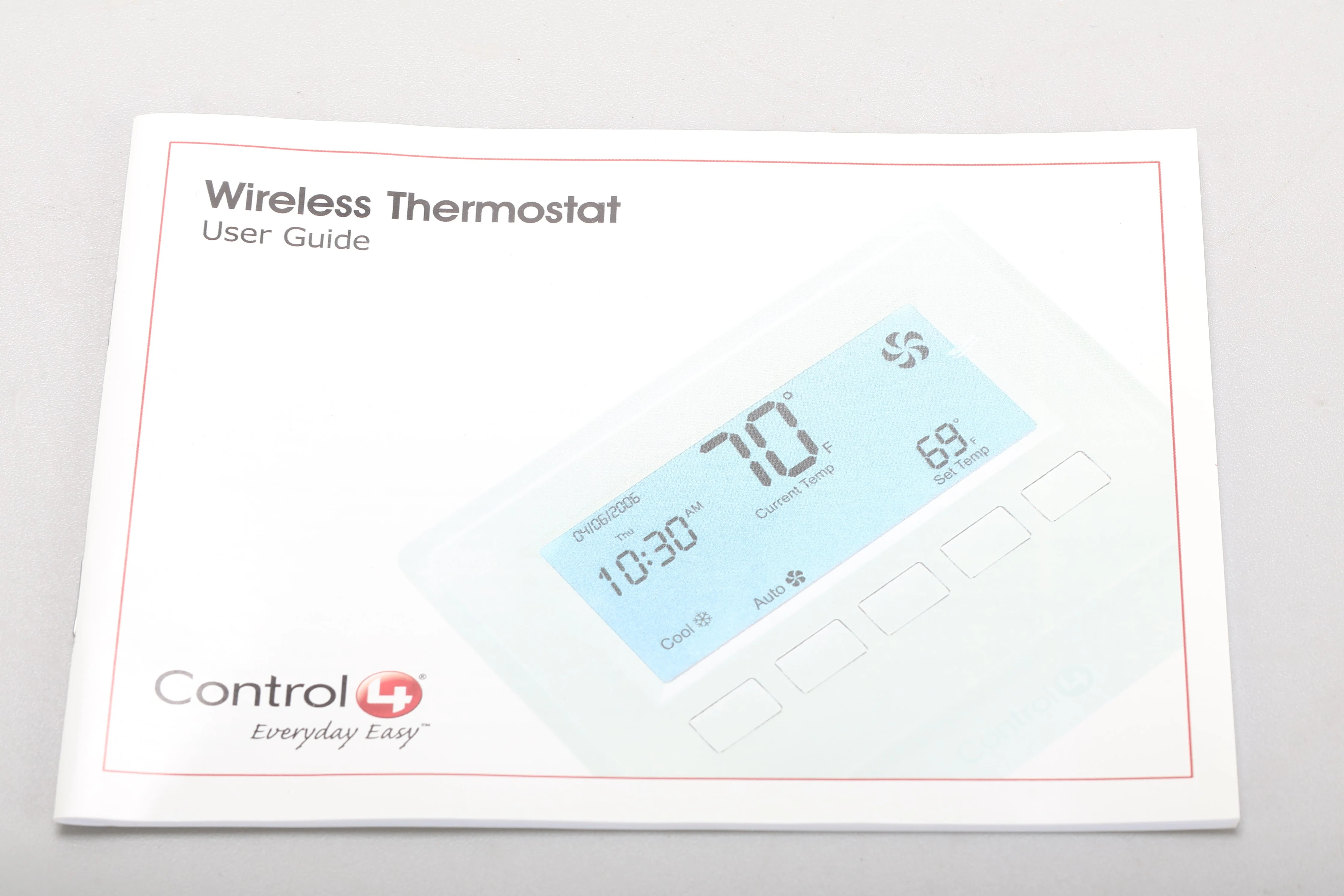 Control4 CCZ-T1-W Wireless Thermostat 876389000517 - New Open Box - Image 4