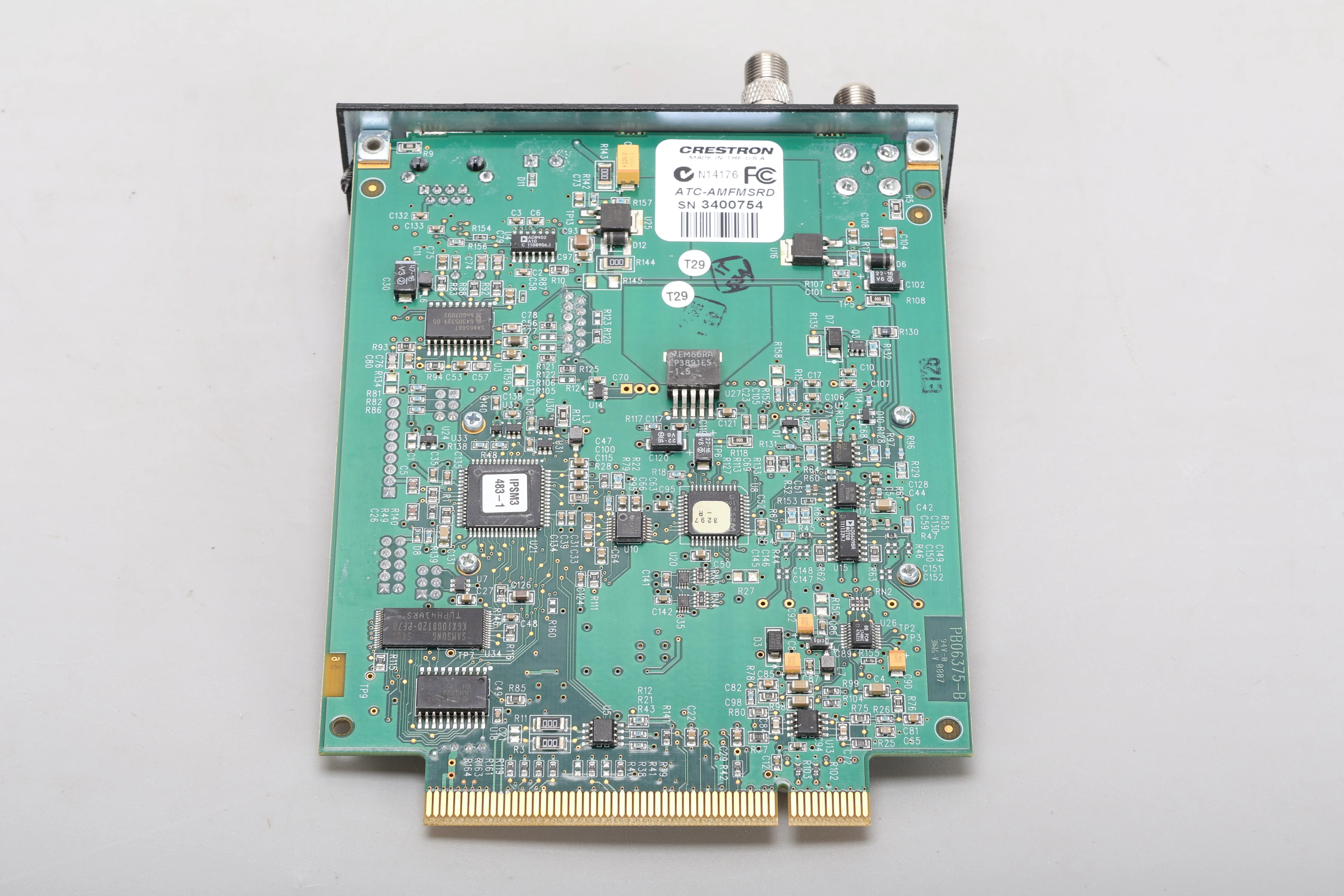 Crestron ATC-AMFMSRD Adagio AM/FM and SIRIUS Satellite Radio Tuner Card - Image 4
