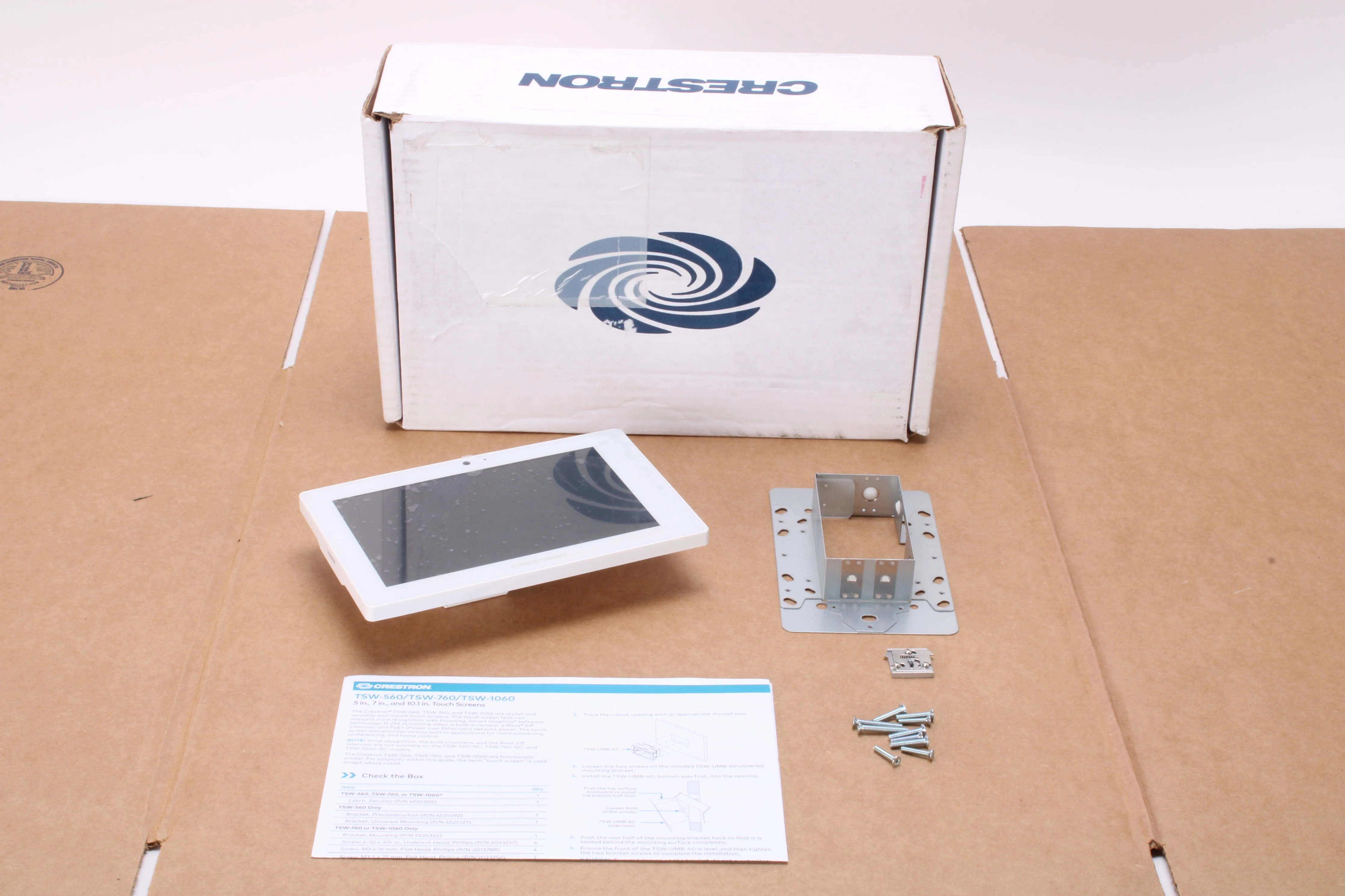 Crestron TSW-760 7" Touch Screen TSW-760-W-S - New Open Box