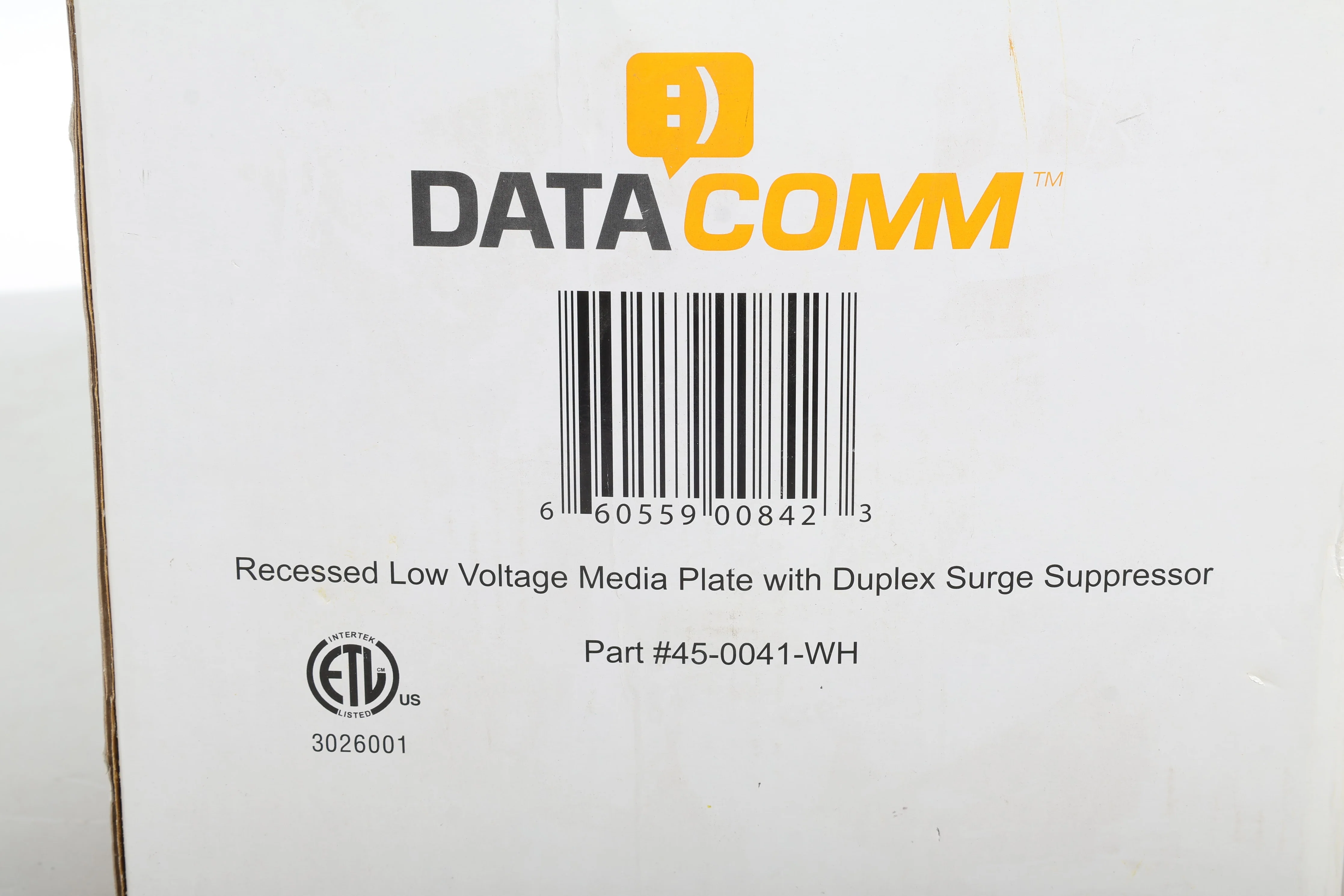 DataComm 45-0041-WH Low Voltage Media Plate - New Open Box - Image 6