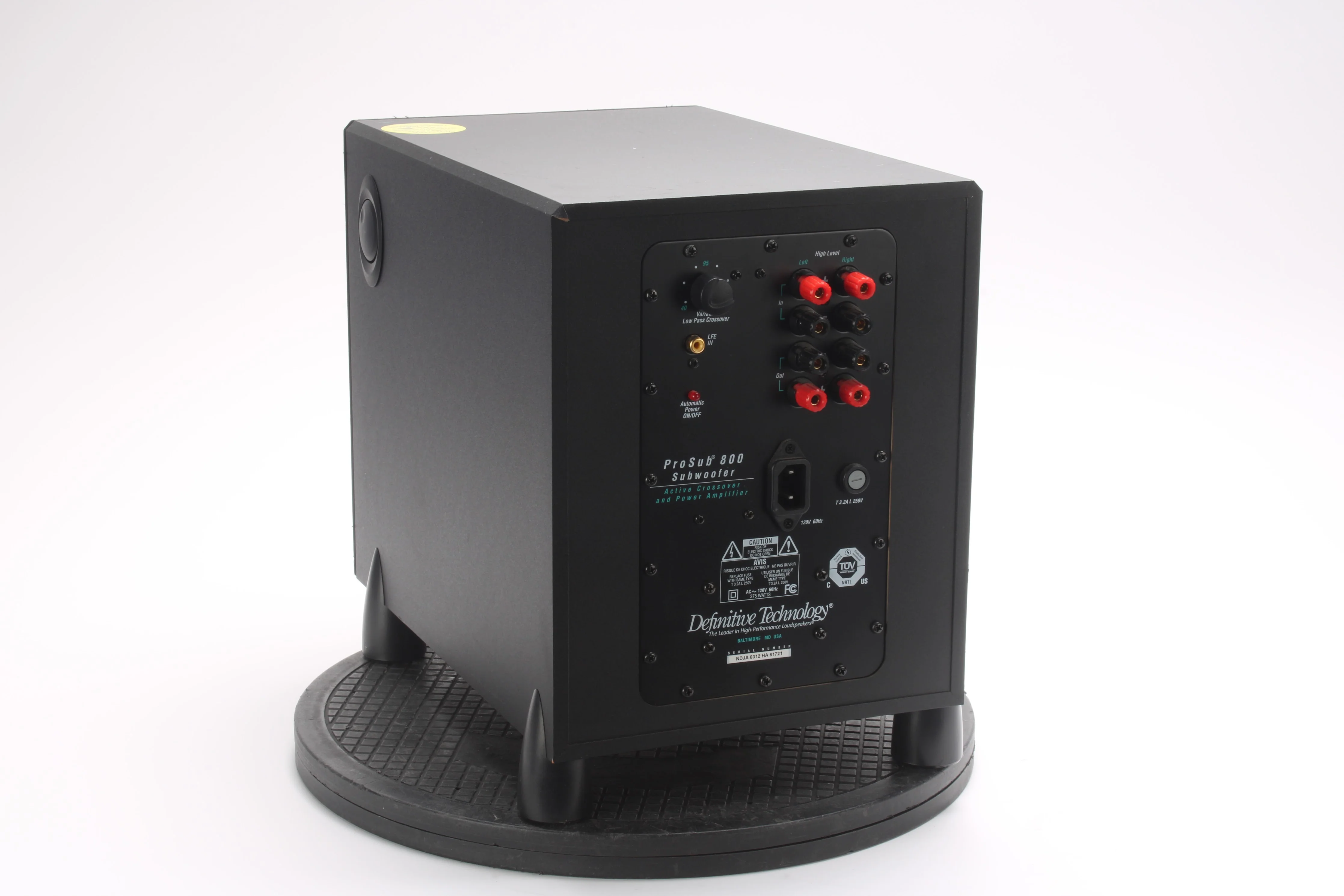 Definitive Technology ProSub 800 Subwoofer Active Crossover and Power Amplifier - Image 3