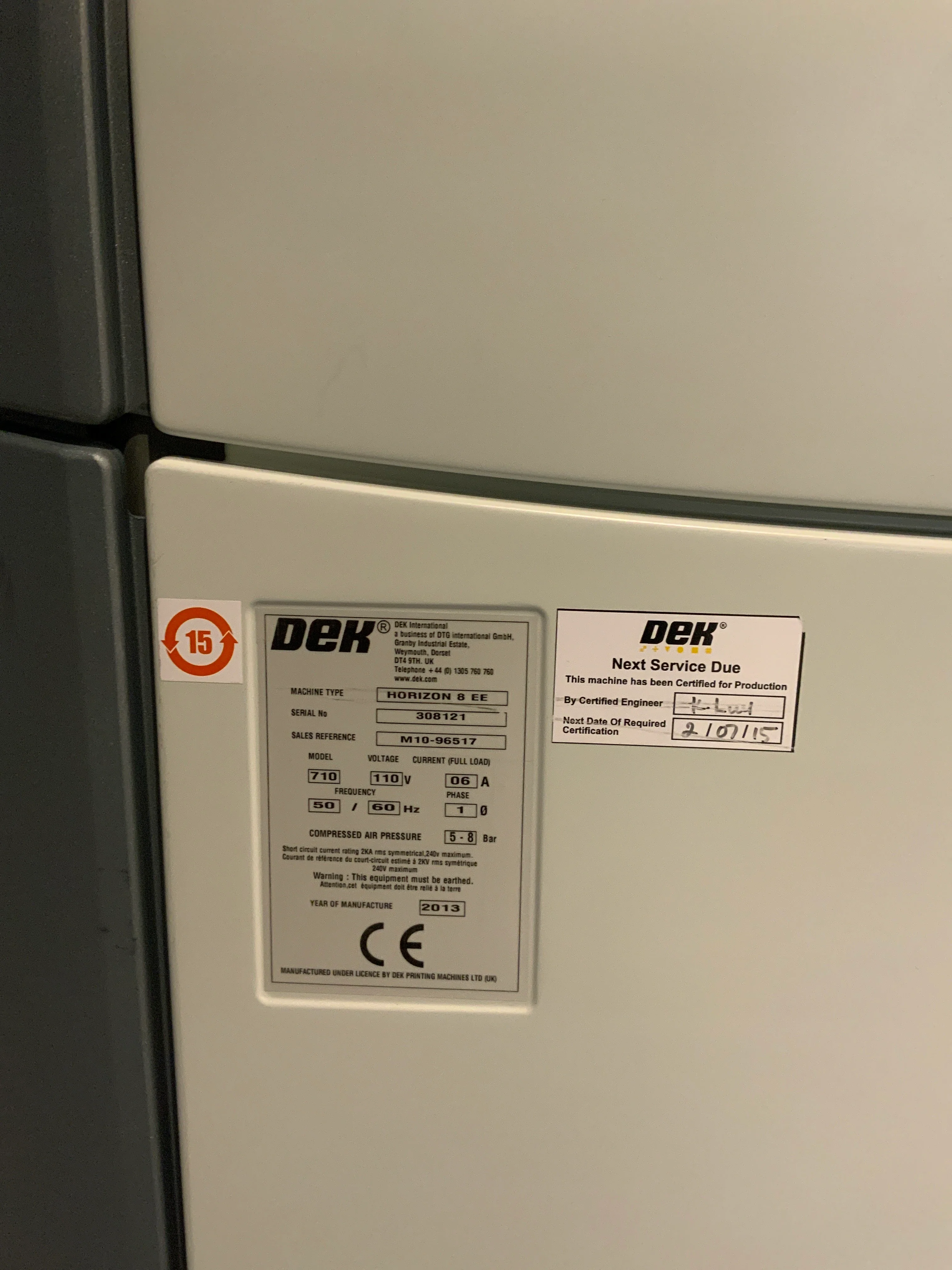 DEK Horizon 8 EE SMT Automatic Stencil Printer for PCB Assembly w/ Accessories - Image 3