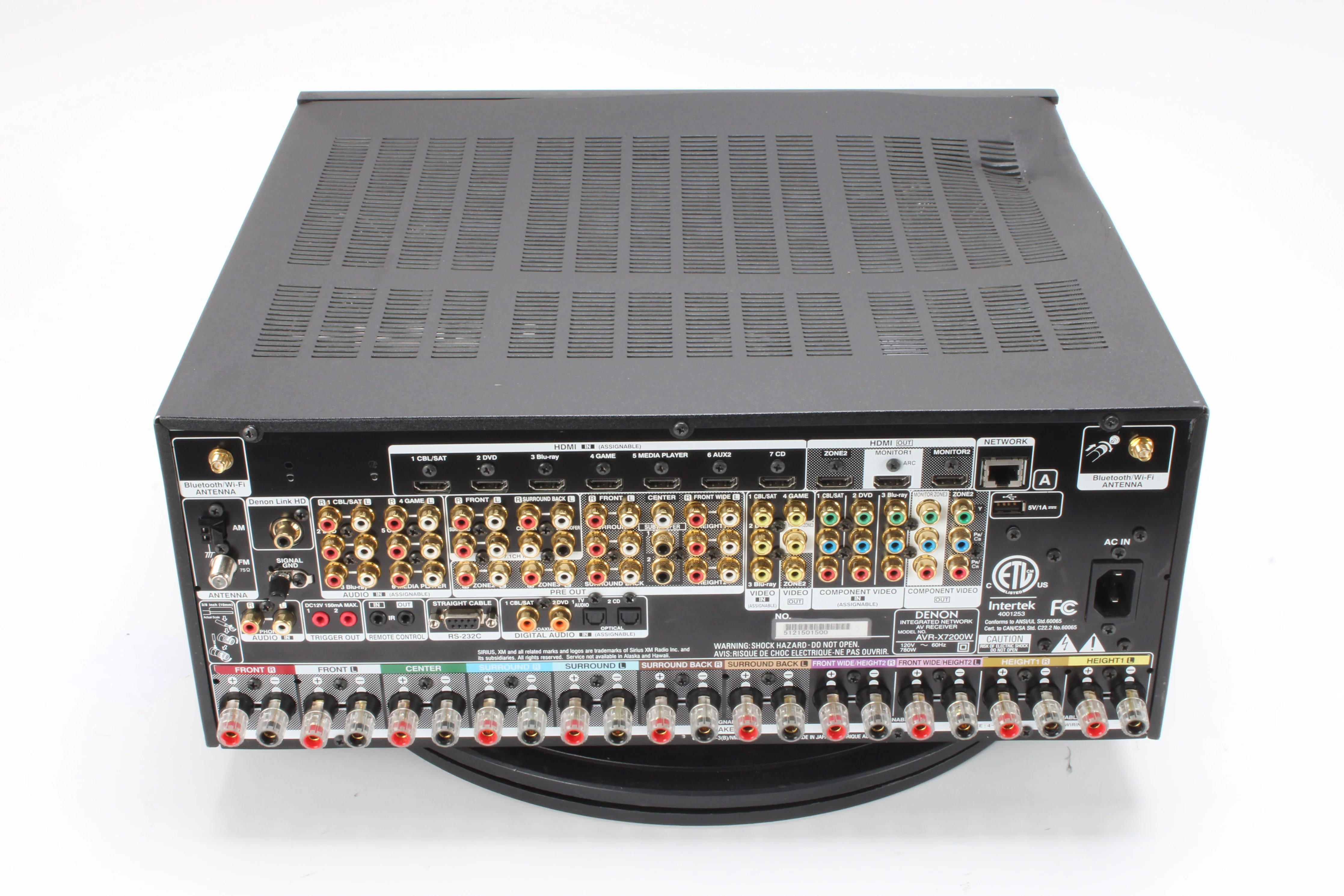Denon AVR-X7200W 9.2-Channel Network AV Receiver With Remote Bundle - AS IS - Image 5