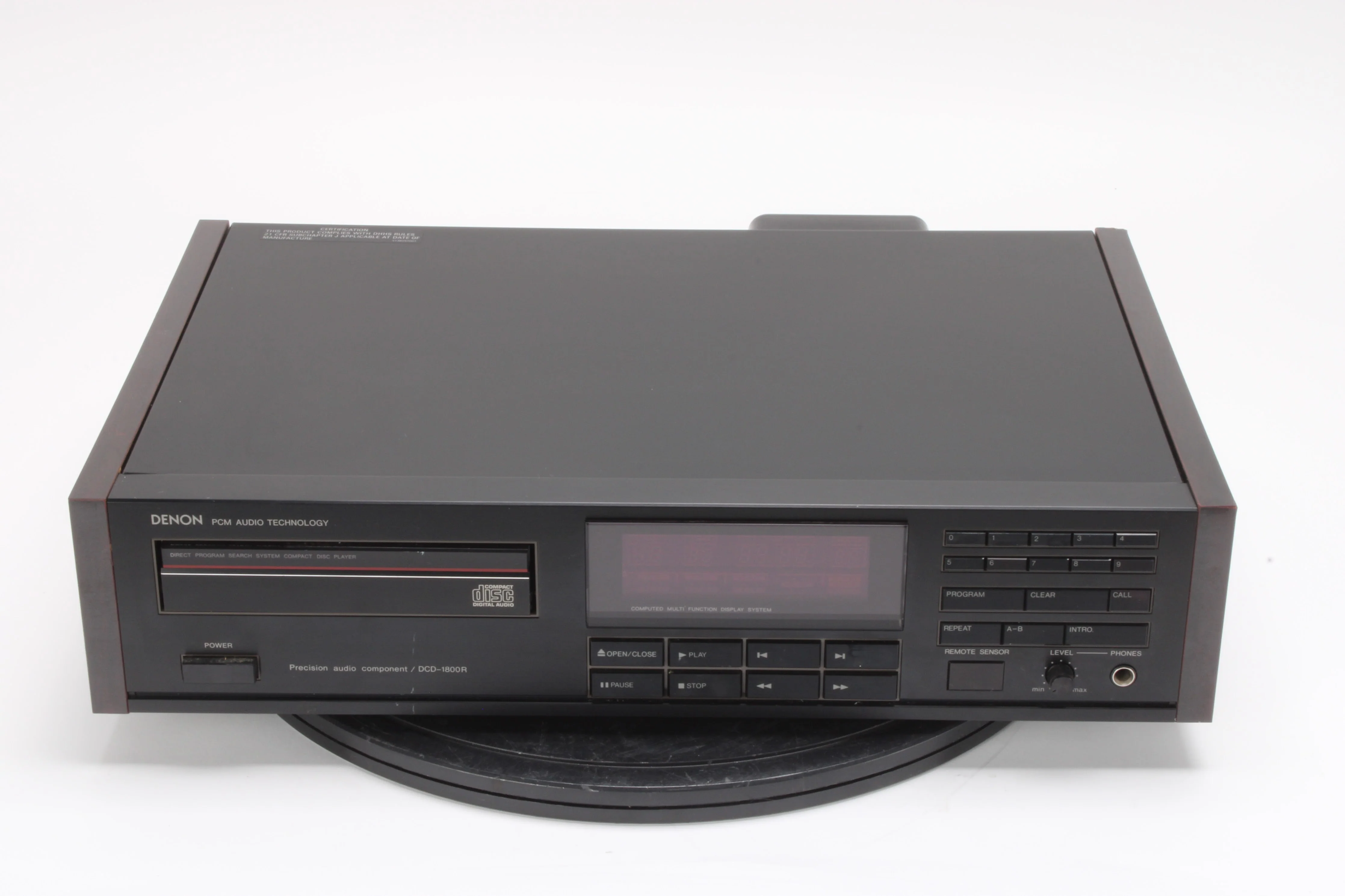 Denon DCD-1800R Digital Compact Disc CD Player - AS IS For Parts
