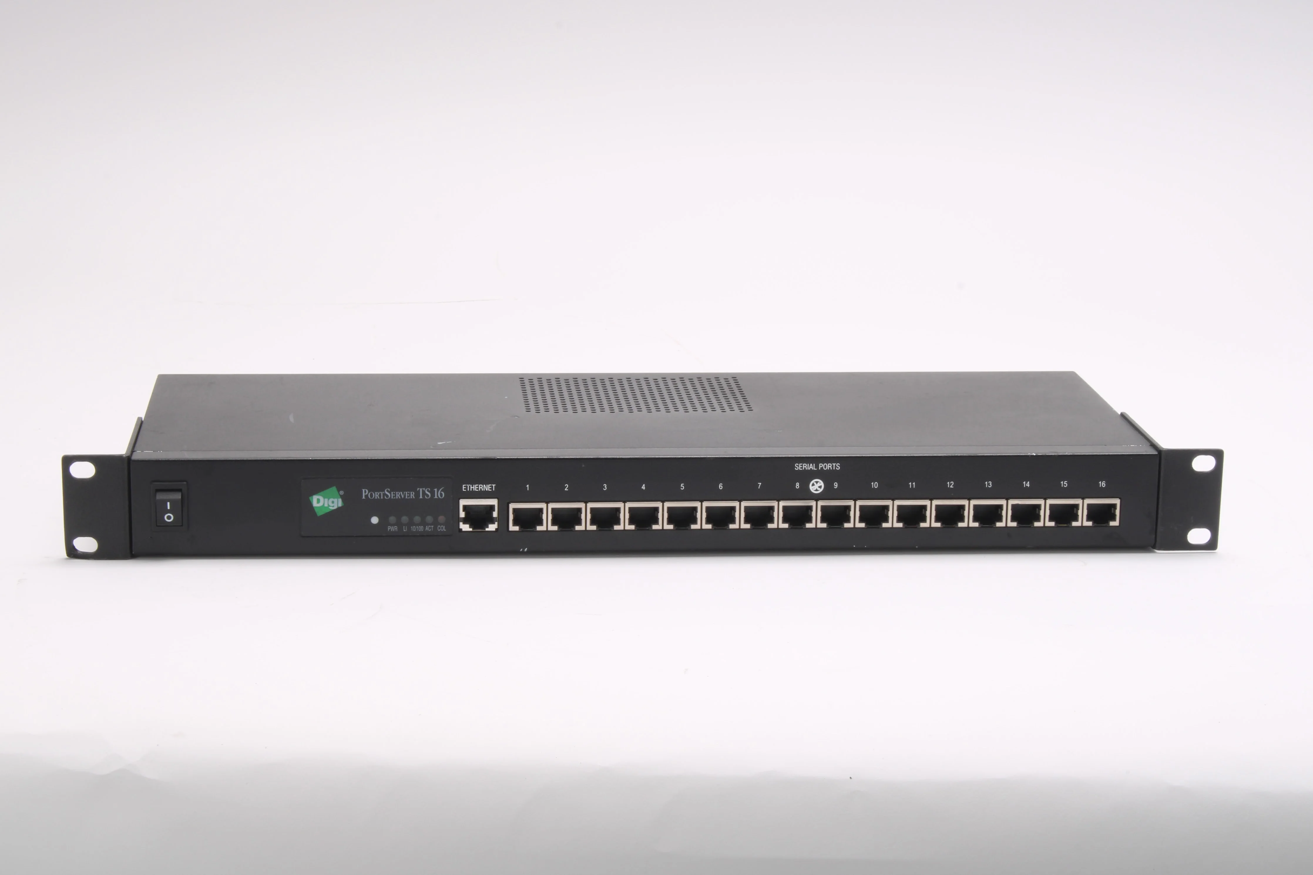 Digi PortServer TS 16 Rack AC (1P)50000854-01 - Fair Condition