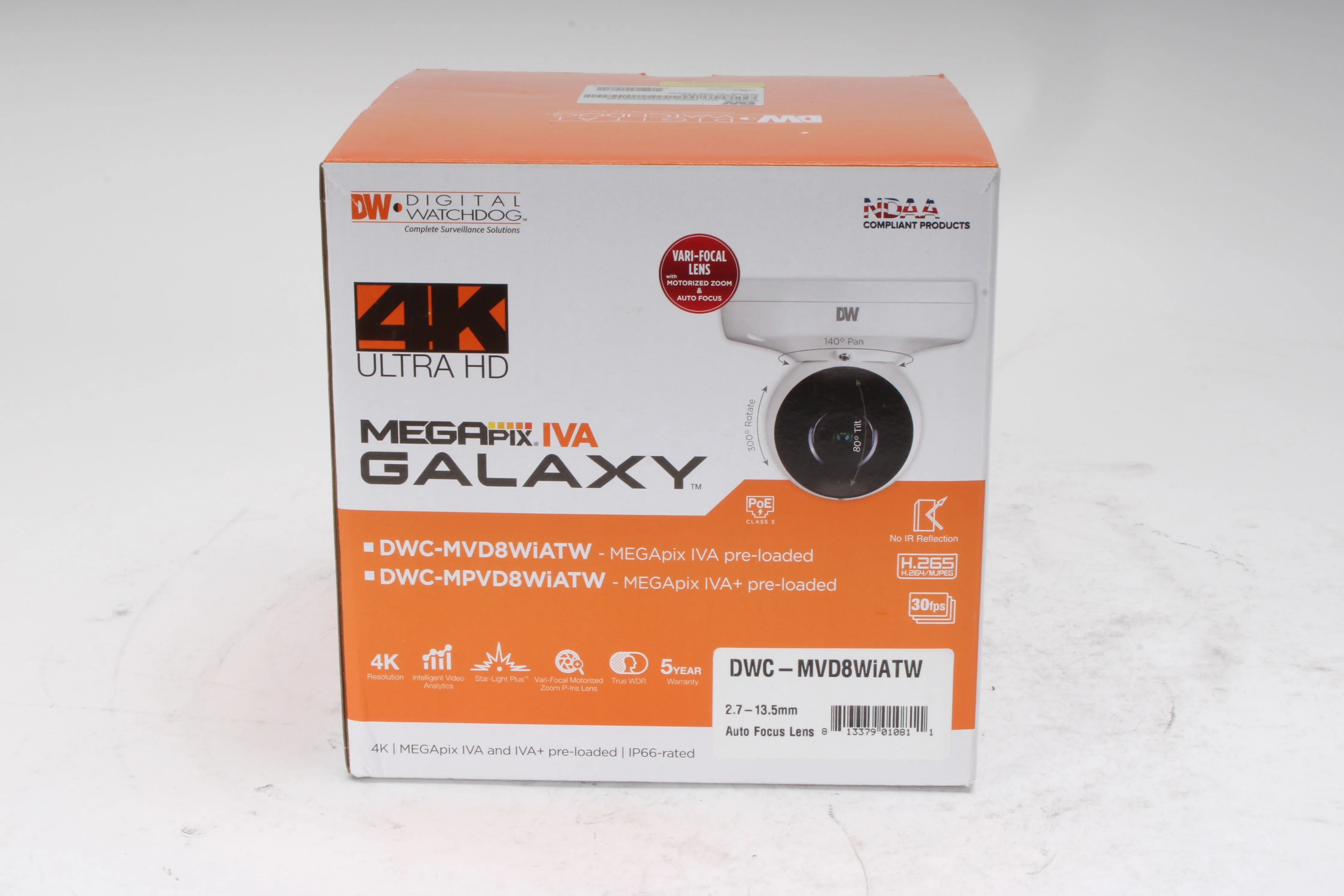 Digital Watchdog DWC-MVD8WiATW Turret IP Camera W/ DWC-WMJUNCW Junction Box -NEW - Image 5