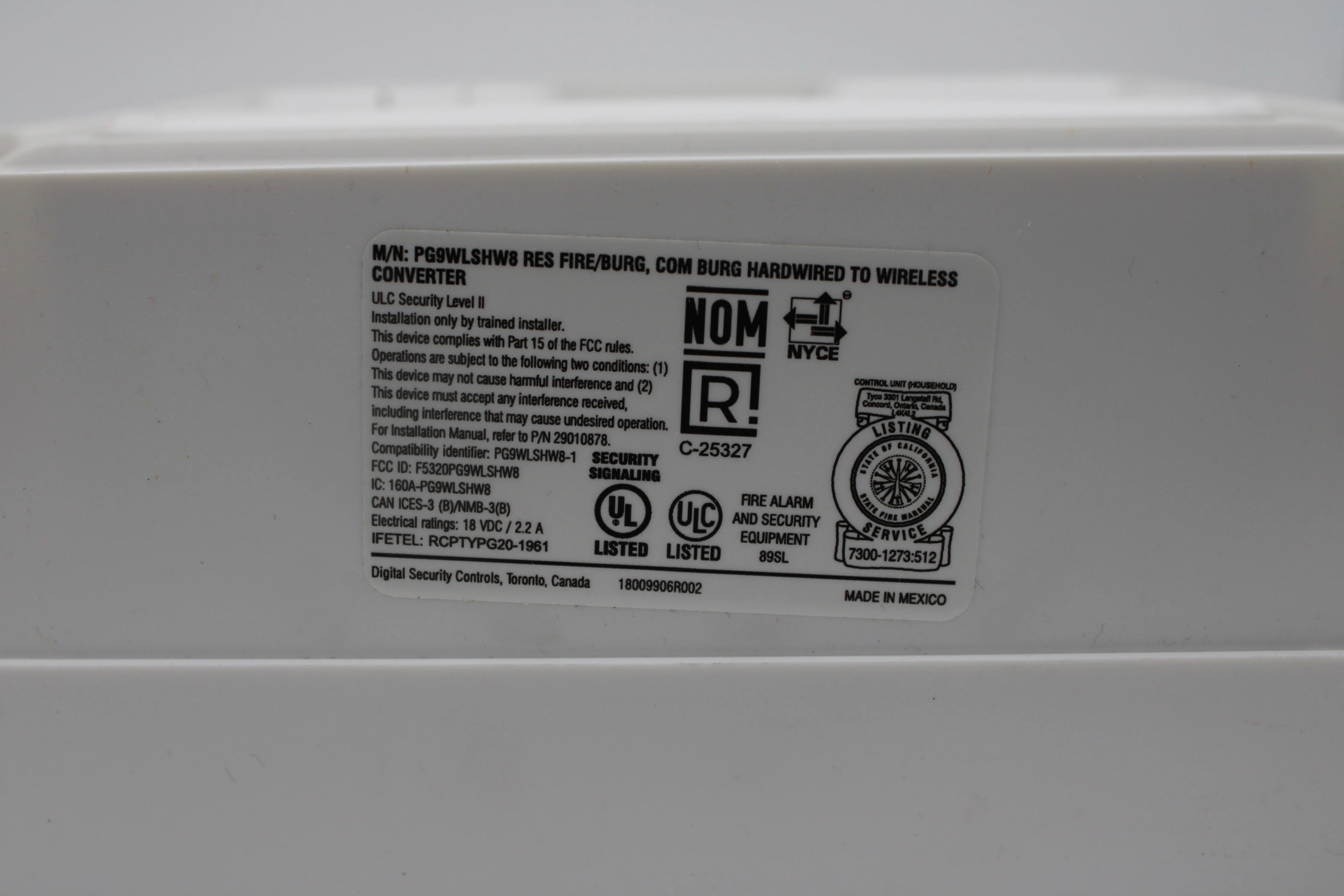 DSC PG9WLSHW8 PowerG Wired to Wireless Converter Module For Qolsys IQ Panels - Image 7