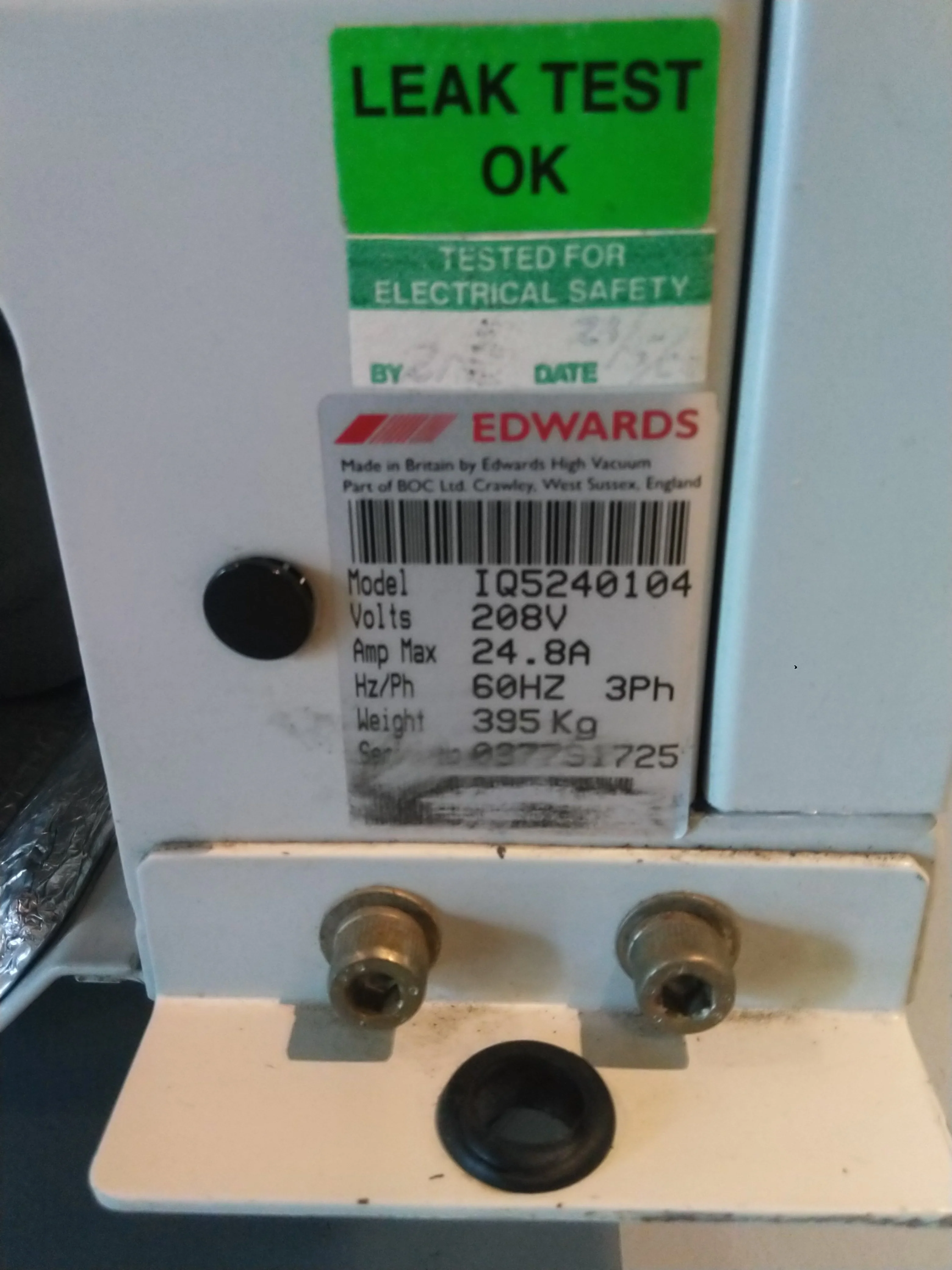 Edwards iQDP80 Dry Semiconductor DryStar Vacuum Pump - Image 8