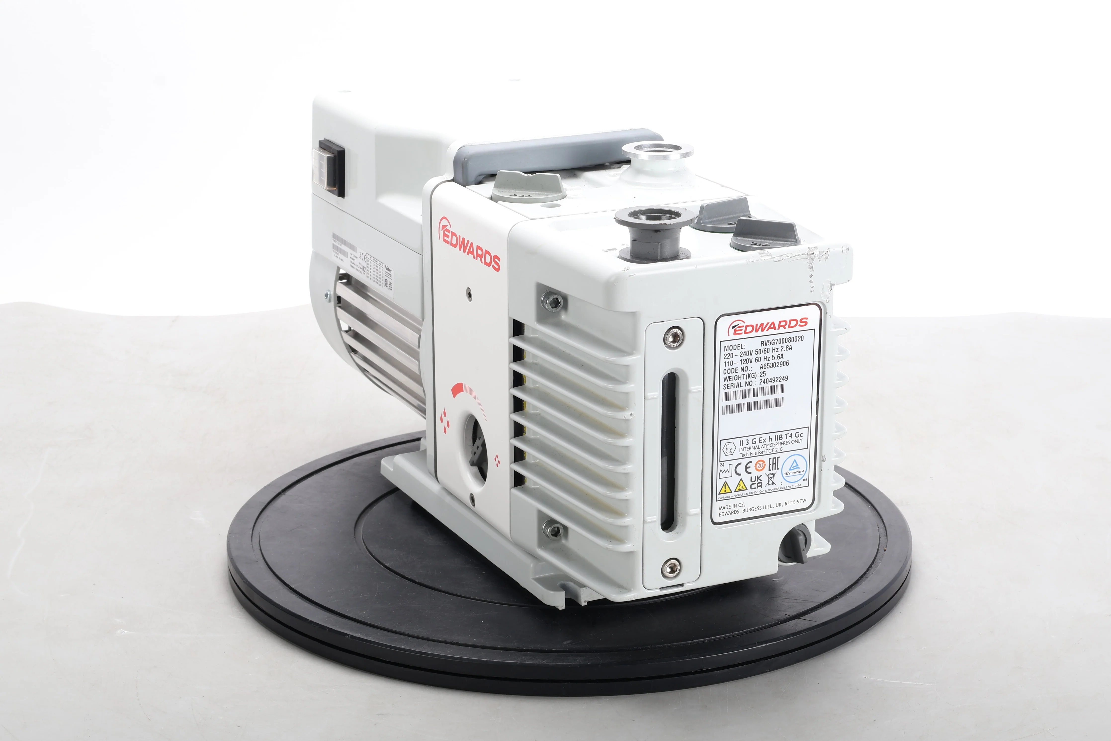 Edwards RV5G700080020 Two-Stage Rotary Vane Vacuum Pump A65302906 RV5 - Image 3